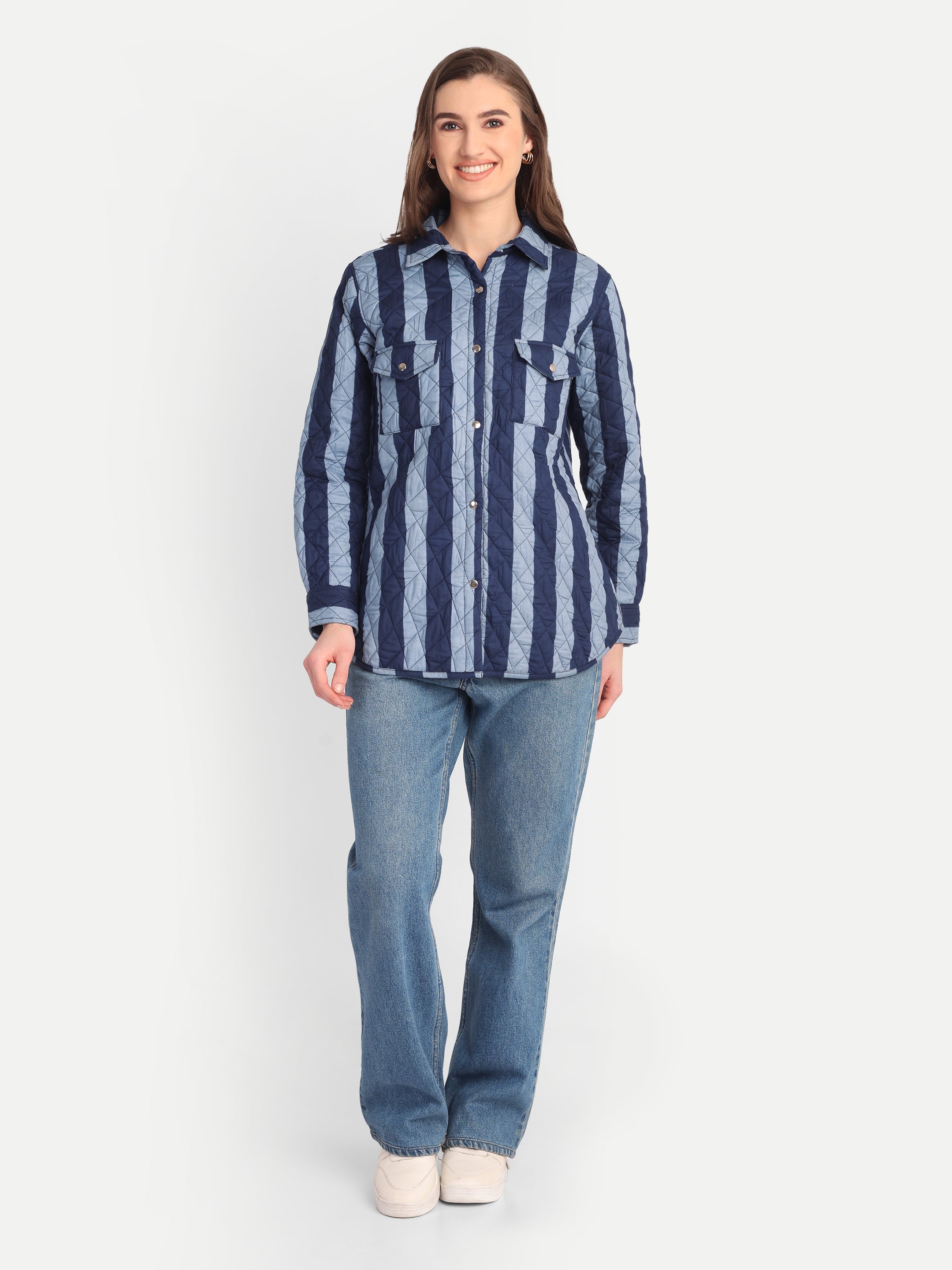Marais Quilted Stripe Jacket