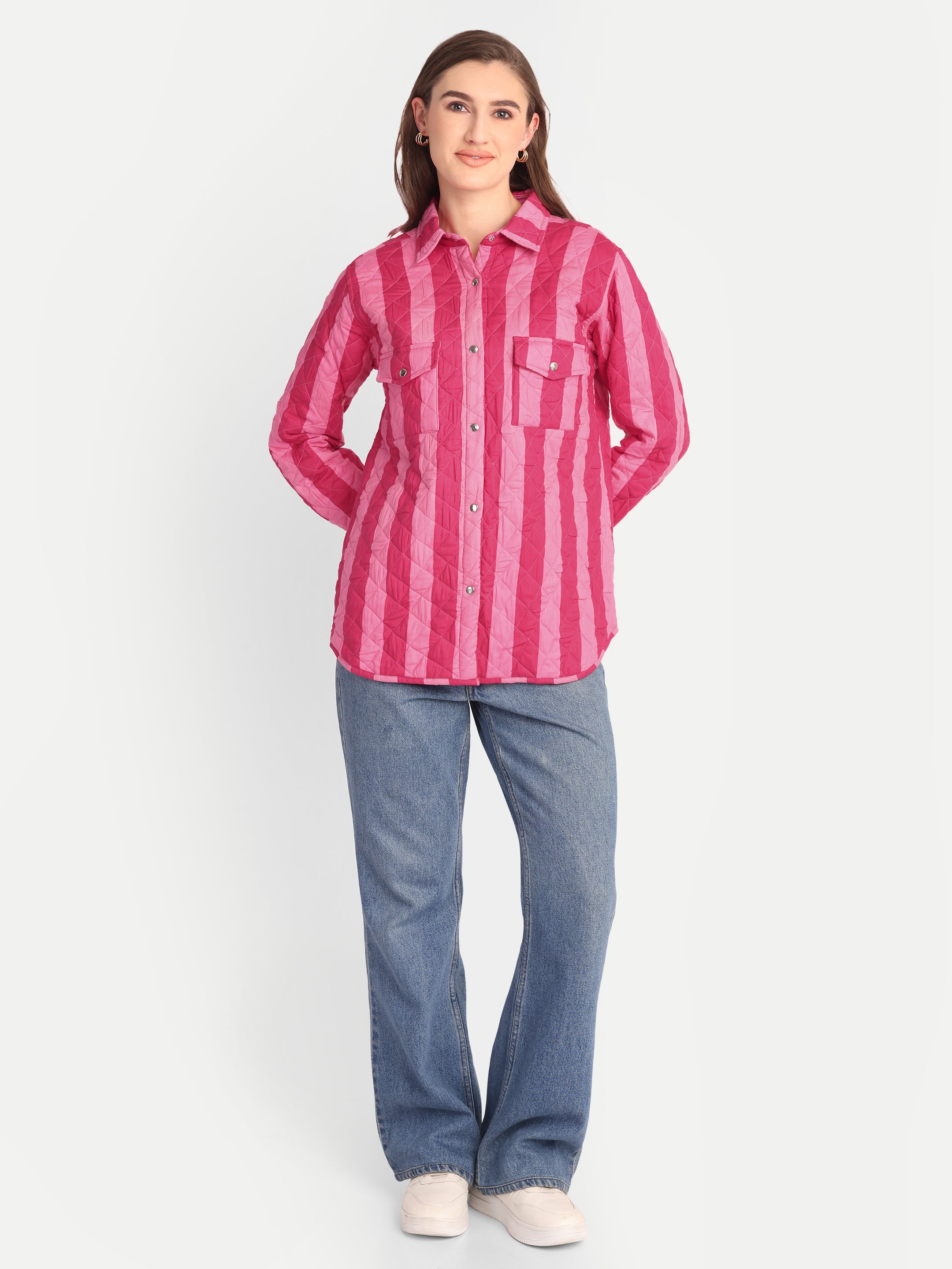 Marais Quilted Stripe Jacket