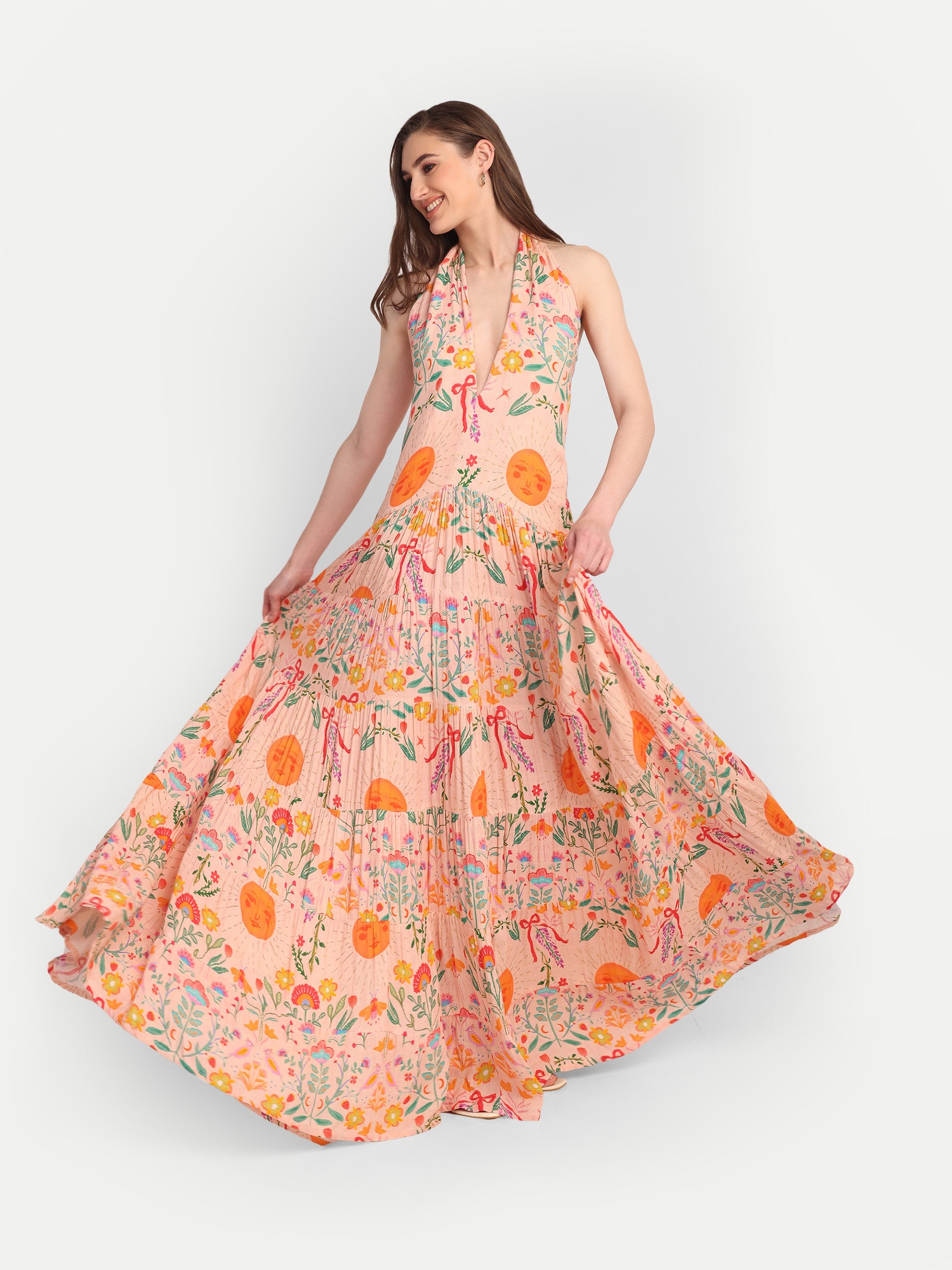 Éclat Jardin Maxi Dress