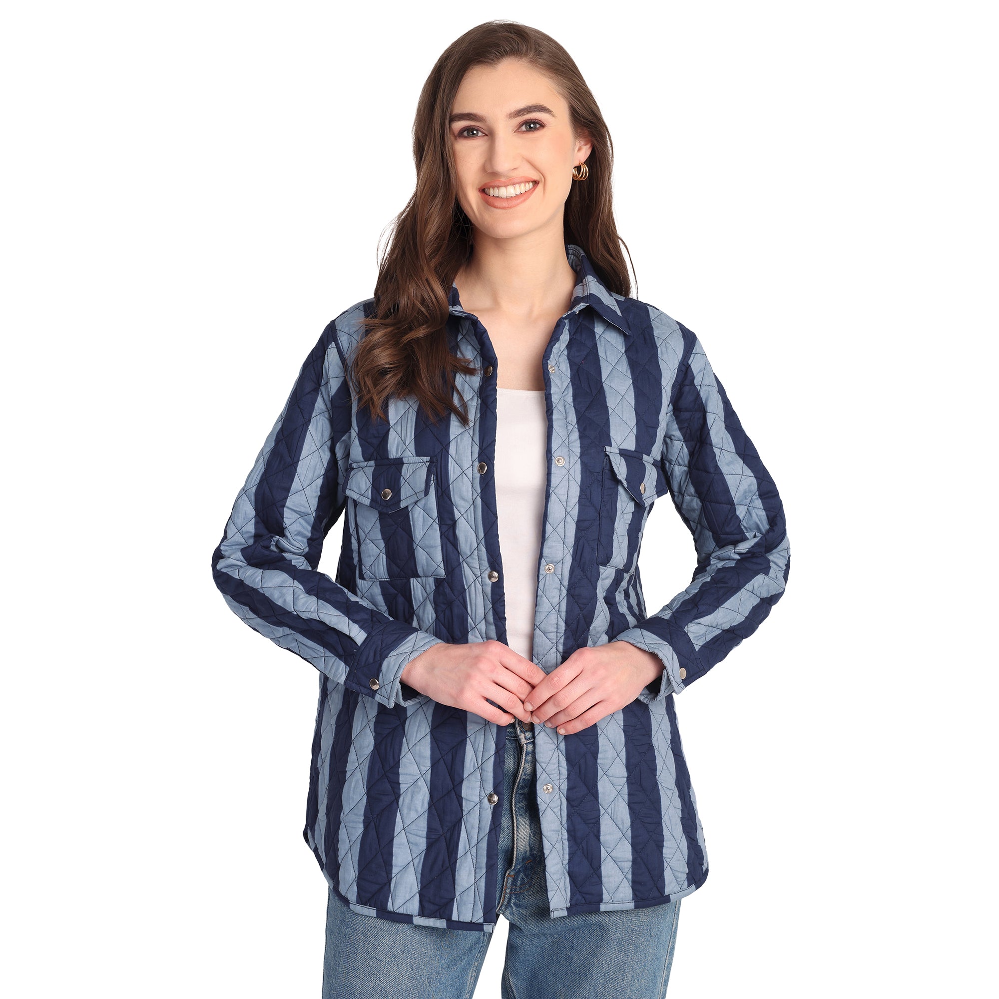 Marais Quilted Stripe Jacket