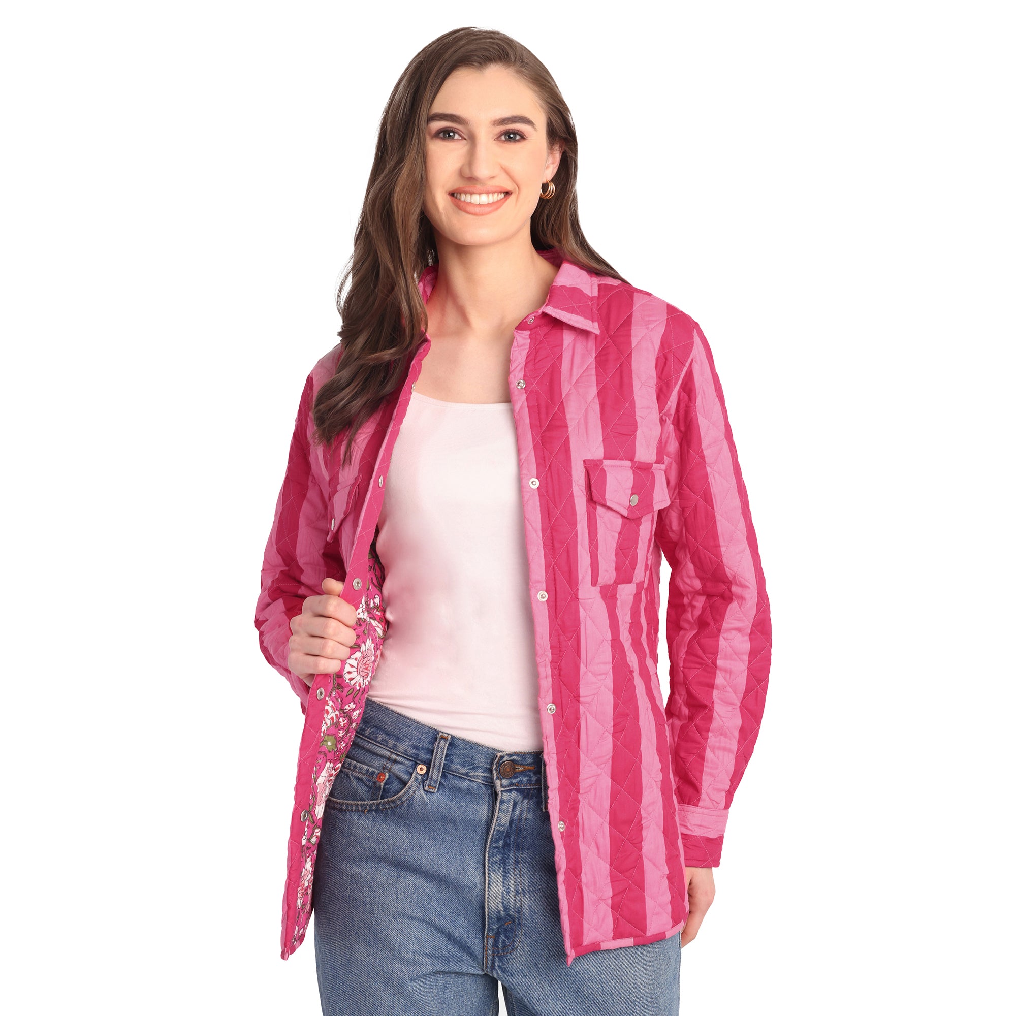 Marais Quilted Stripe Jacket