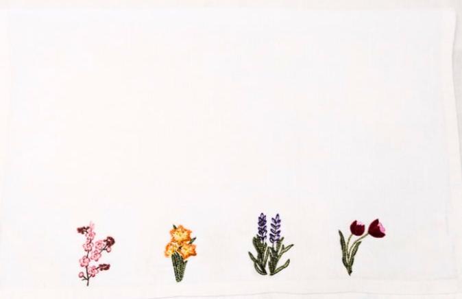 Floral Dish Towel