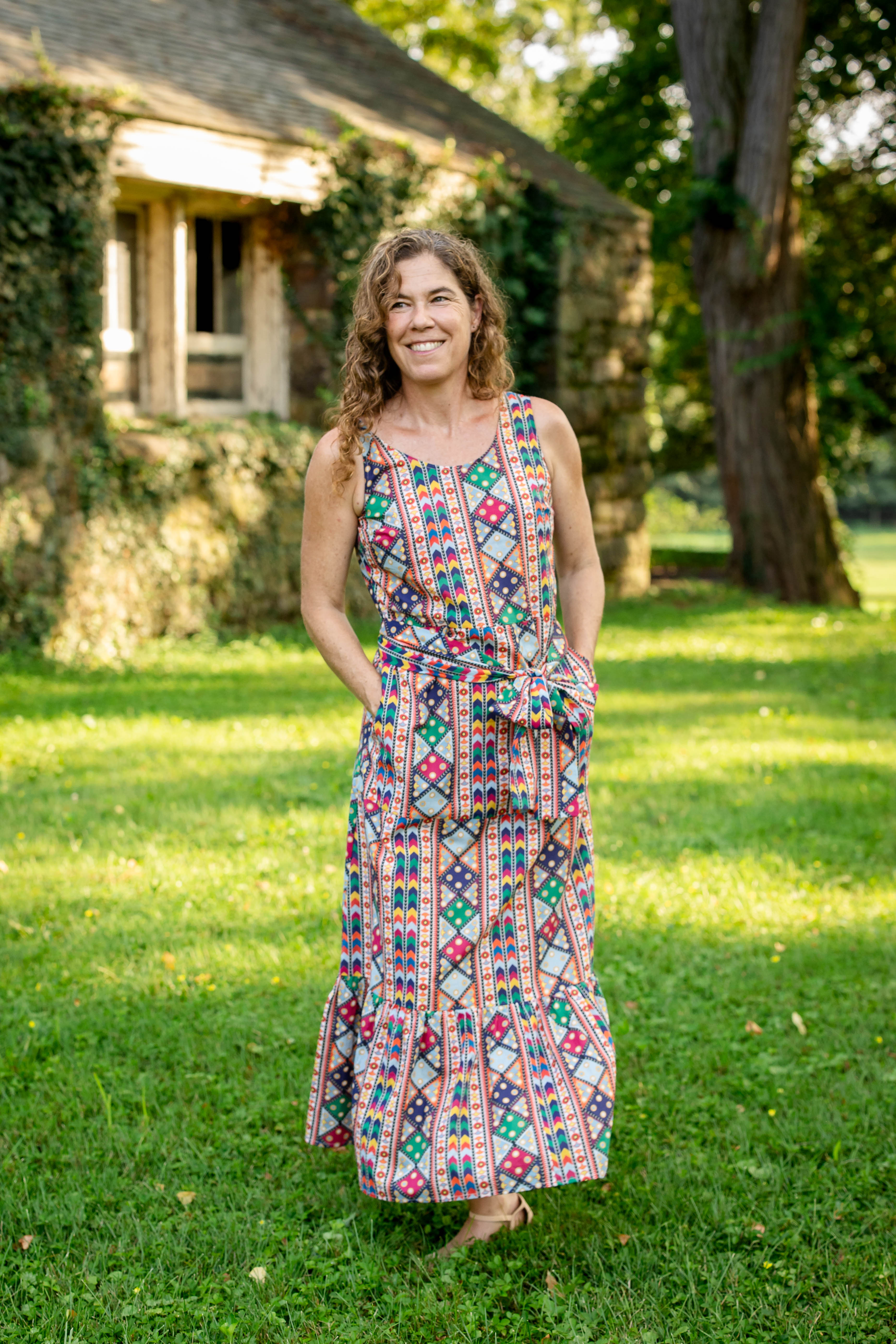 Kaleidoscope Maxi Dress