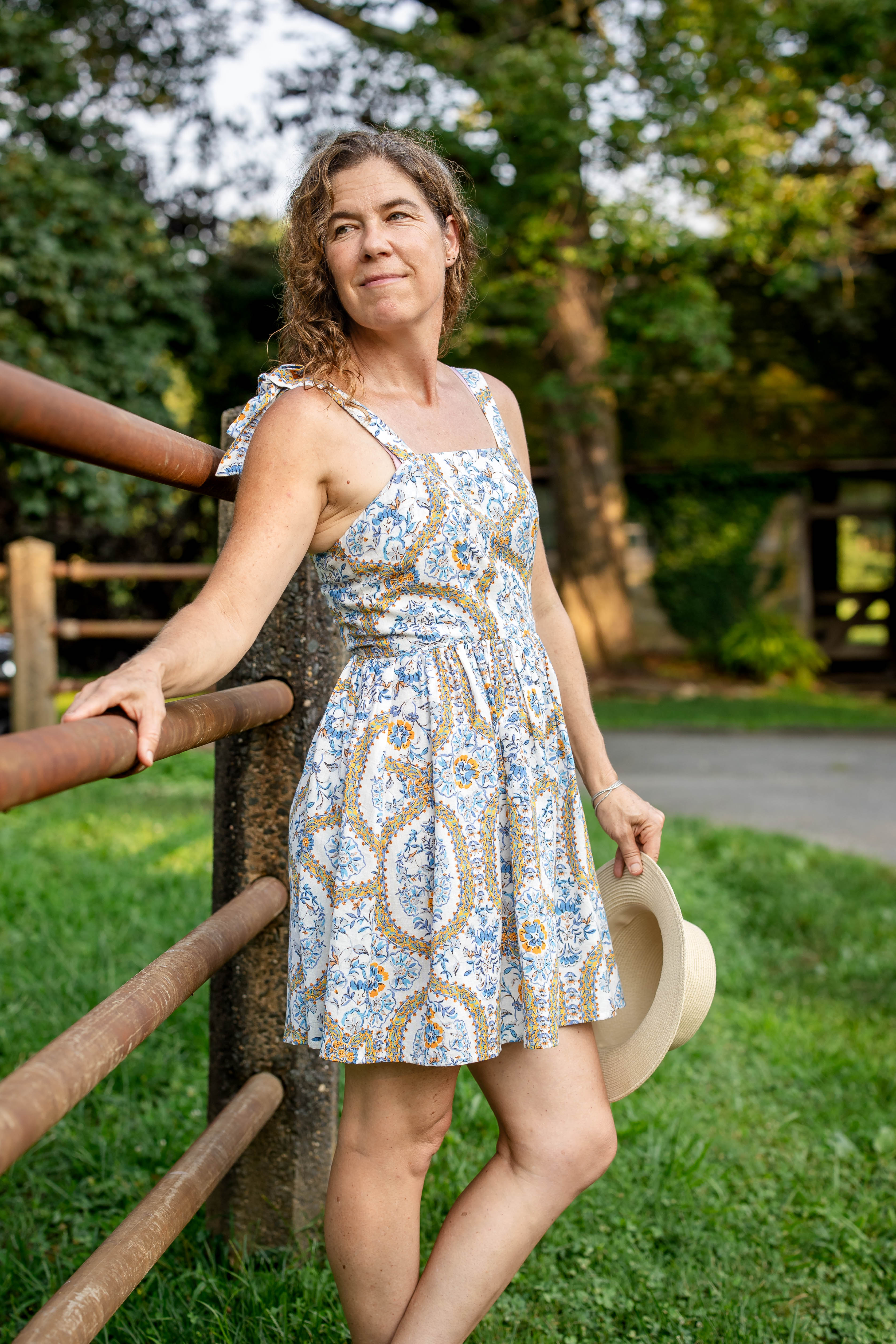 Tile Floral Dresss
