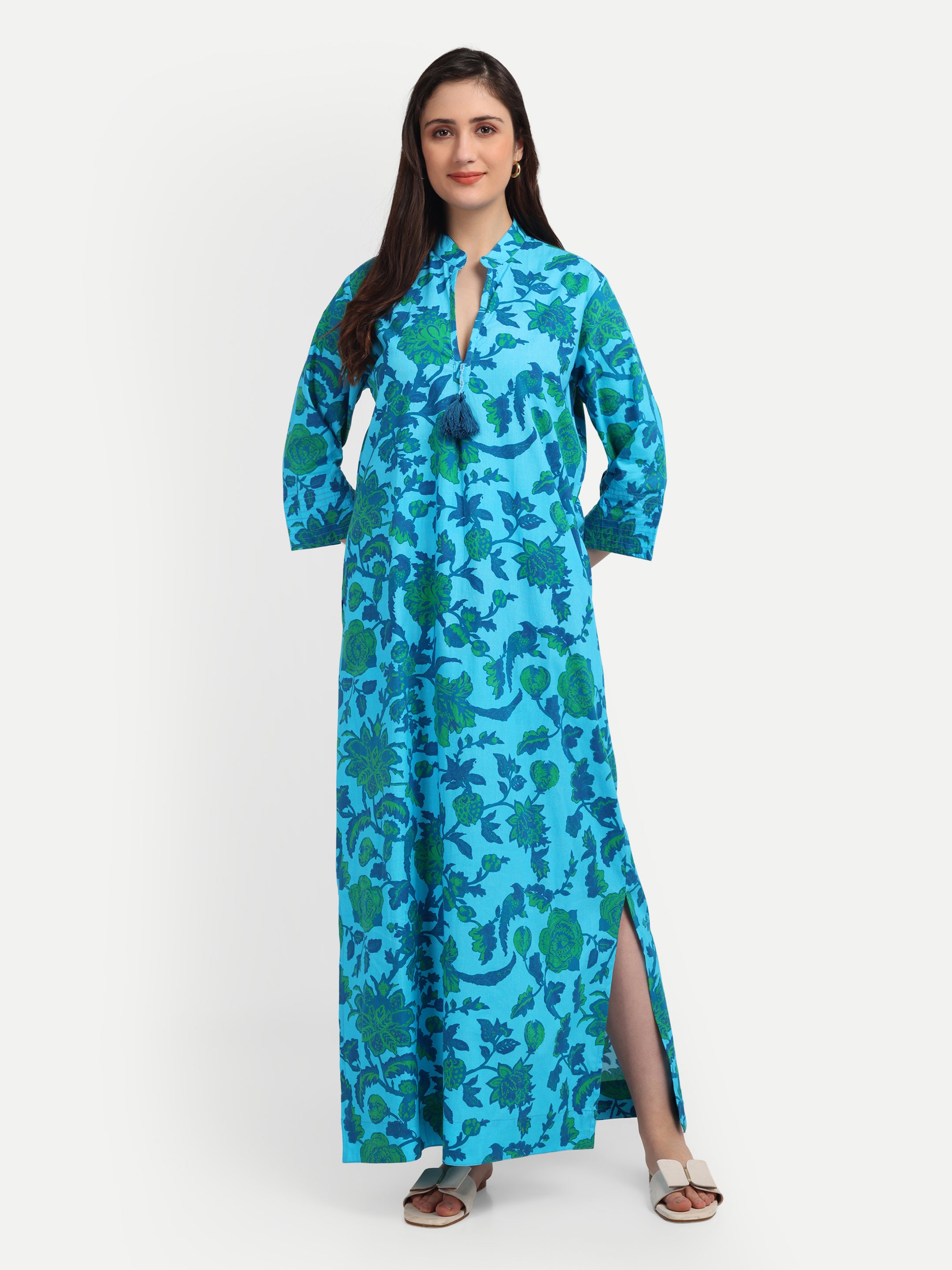 Azure Garden Printed
Dress