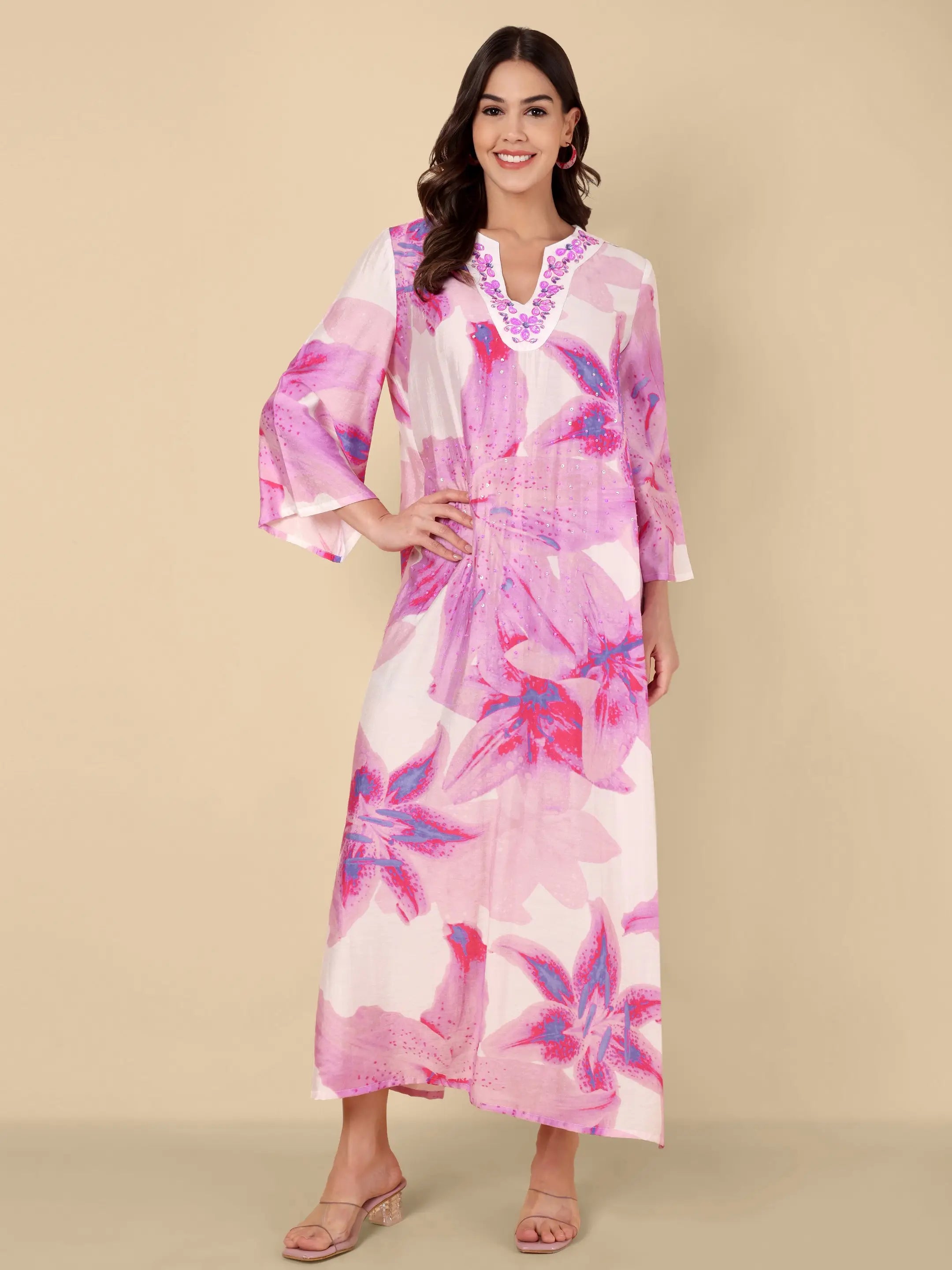 Blush Lily Kaftan