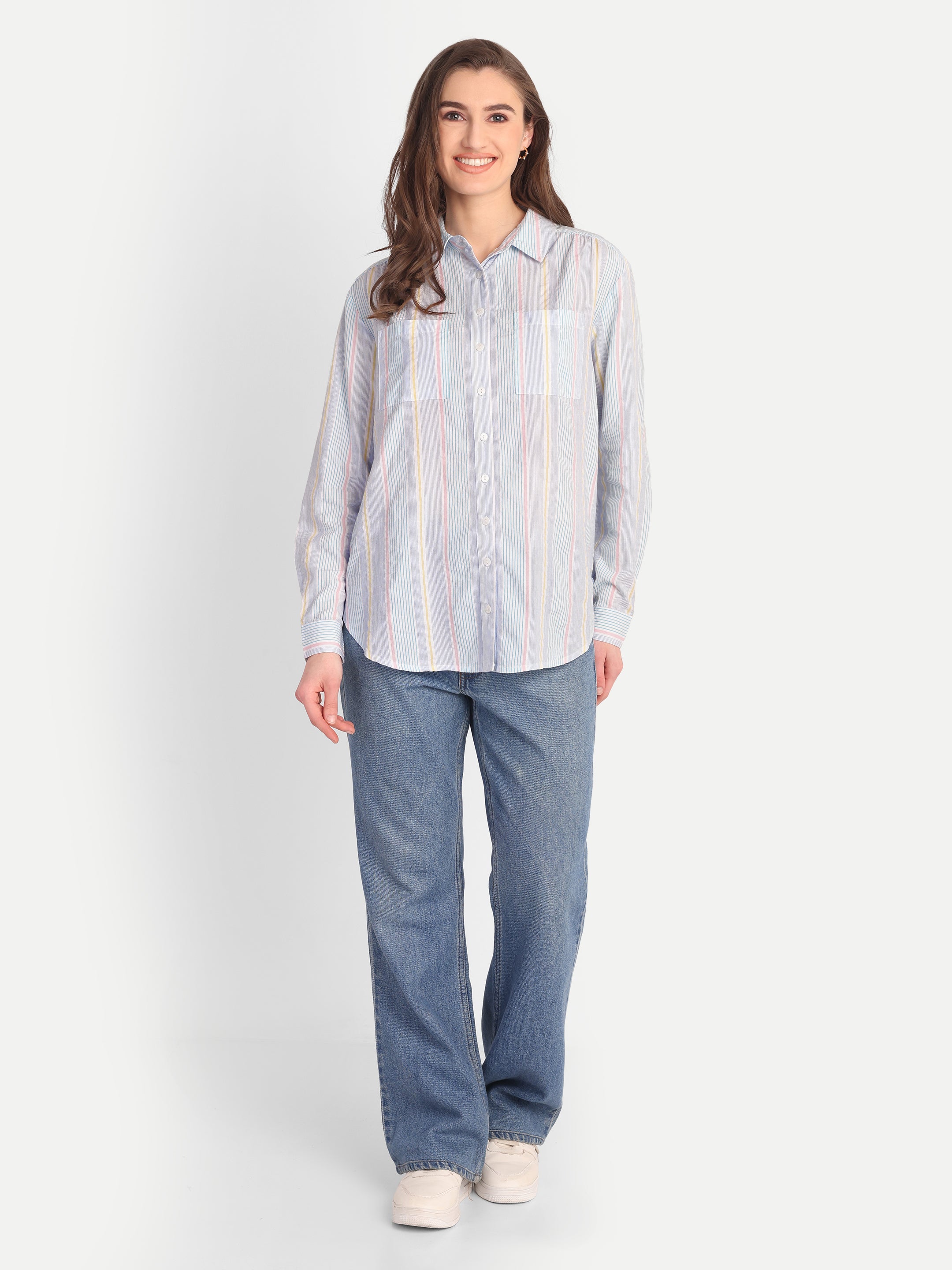 The  Elan Stripe Button-Down