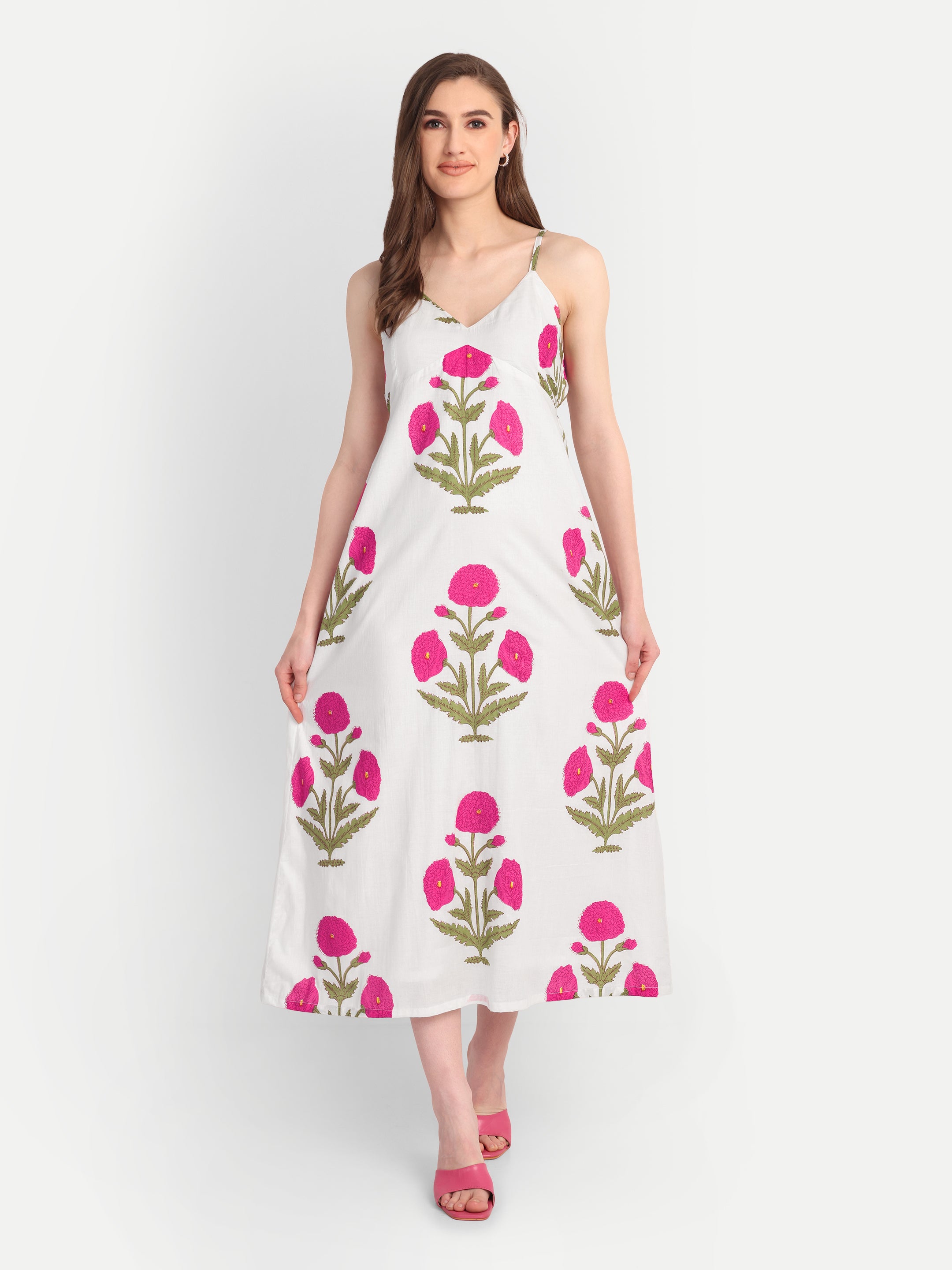 Rosalie Garden Slip Dress