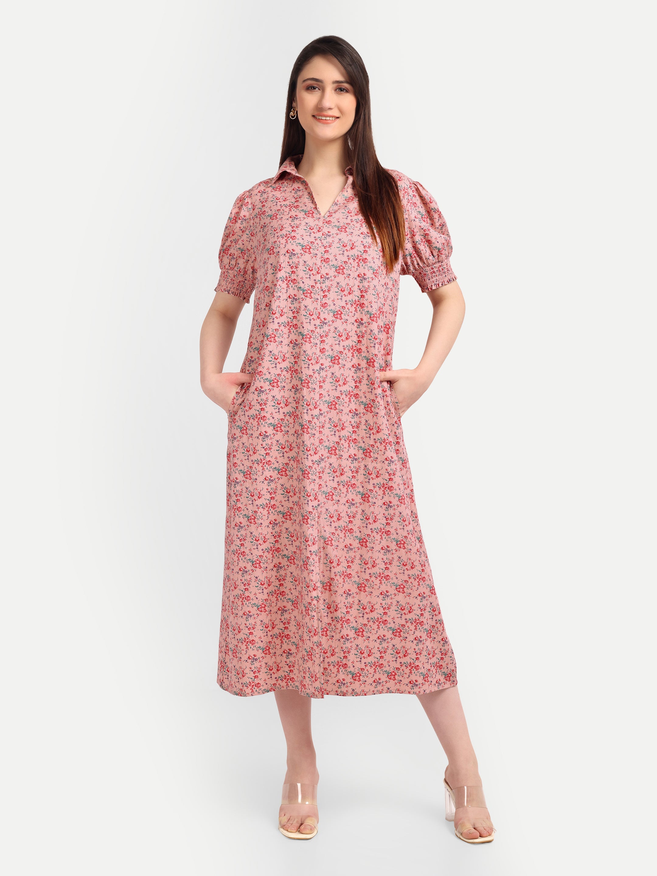 Élodie Floral Cotton Dress