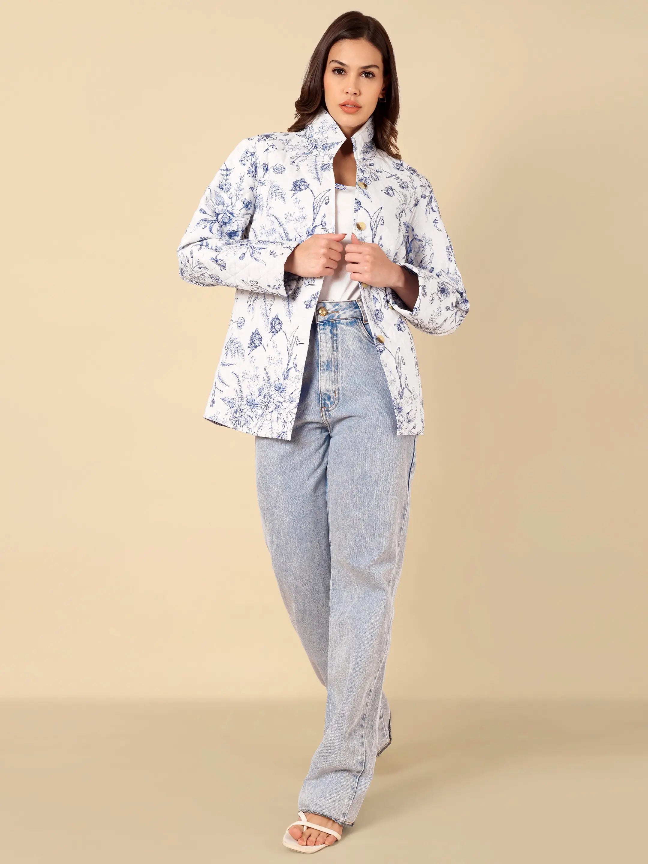 Toile de Jouy Cotton Jacket