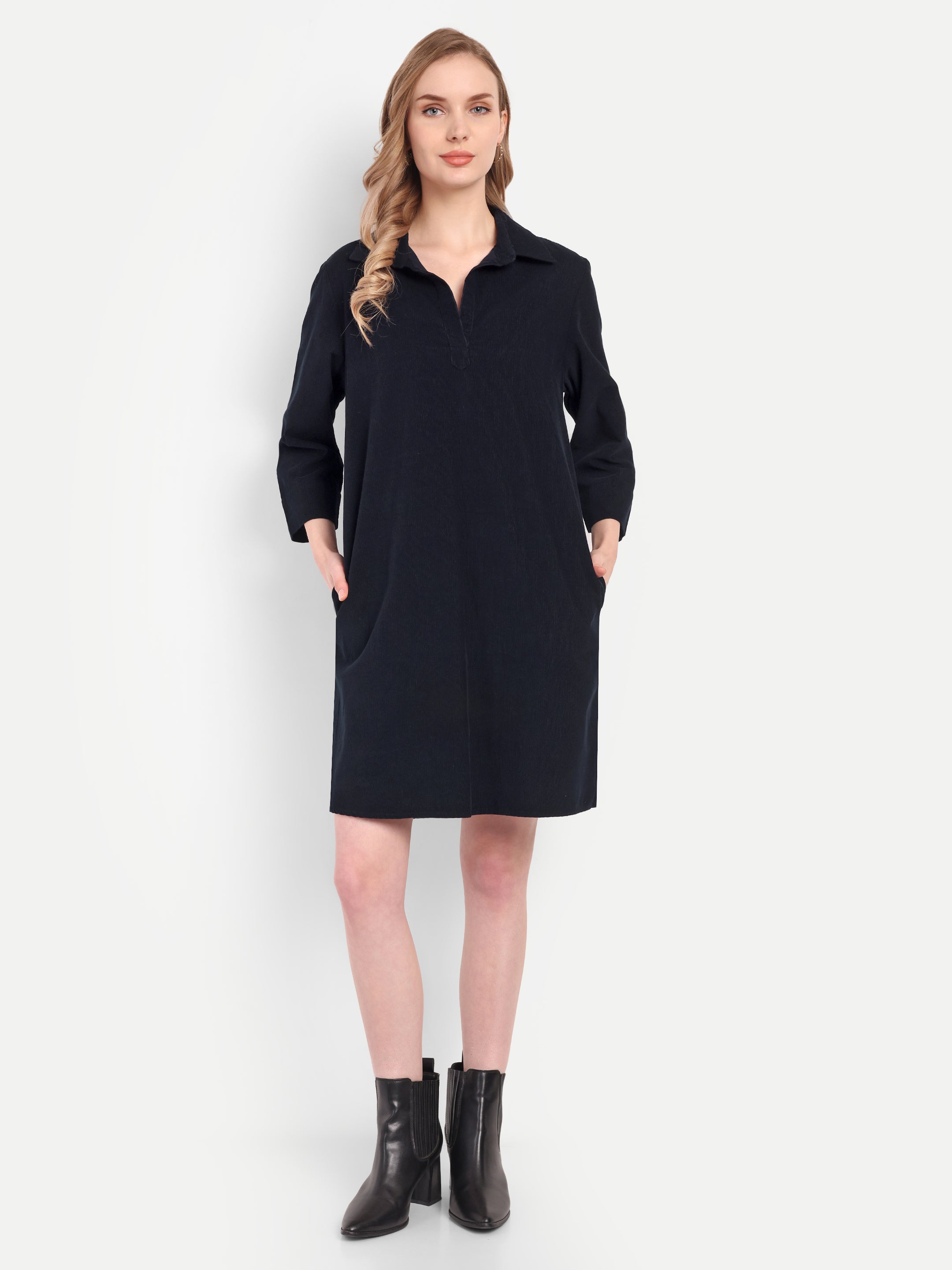 Midnight Shirt Dress (Short)