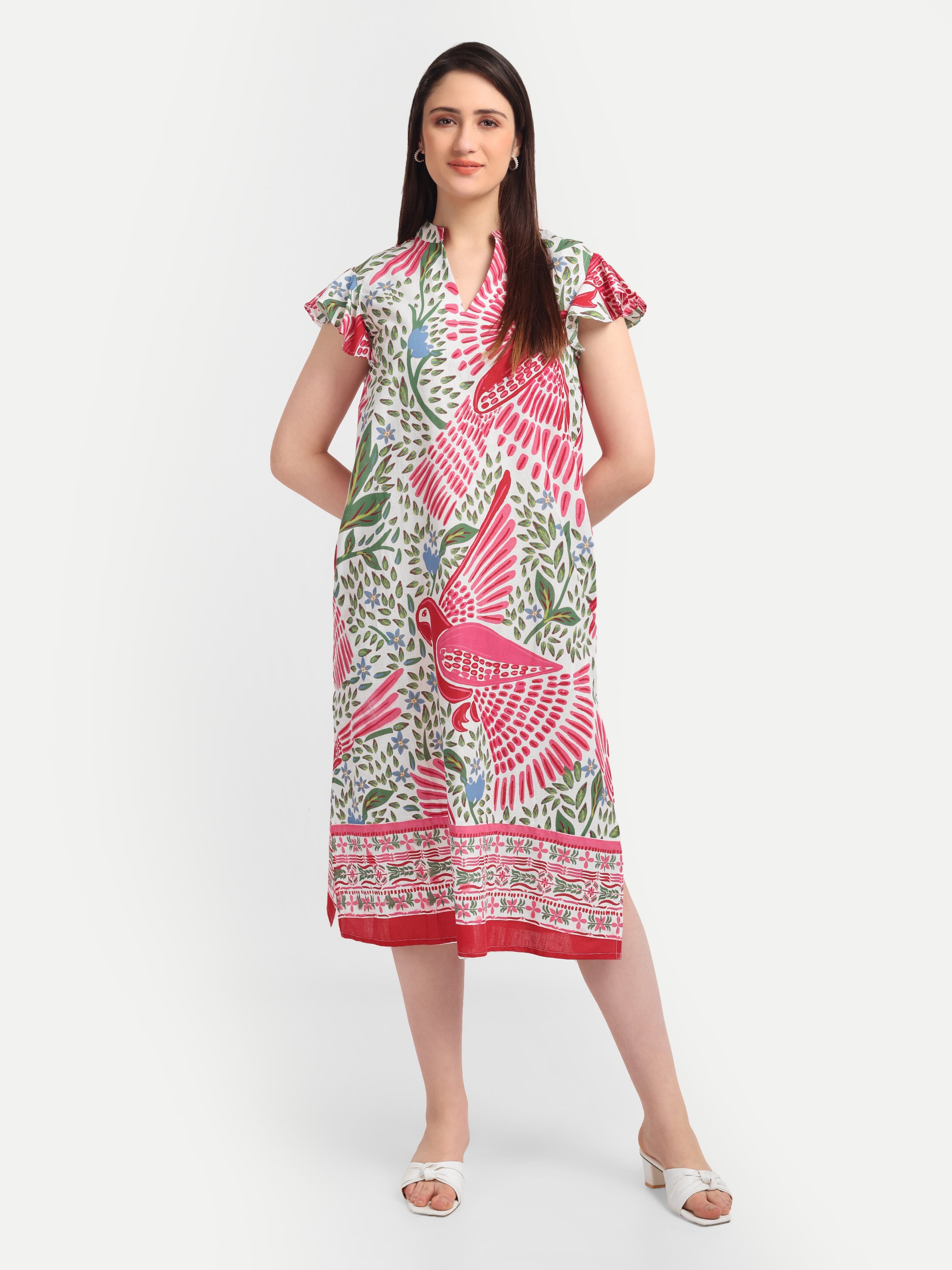 Scarlet Wing Dress