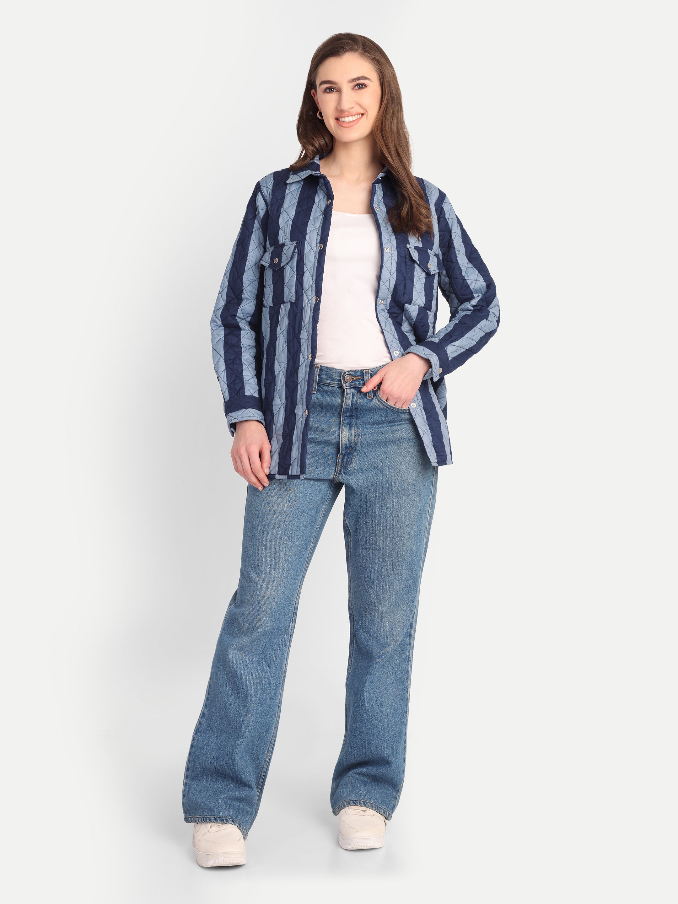 Marais Quilted Stripe Jacket