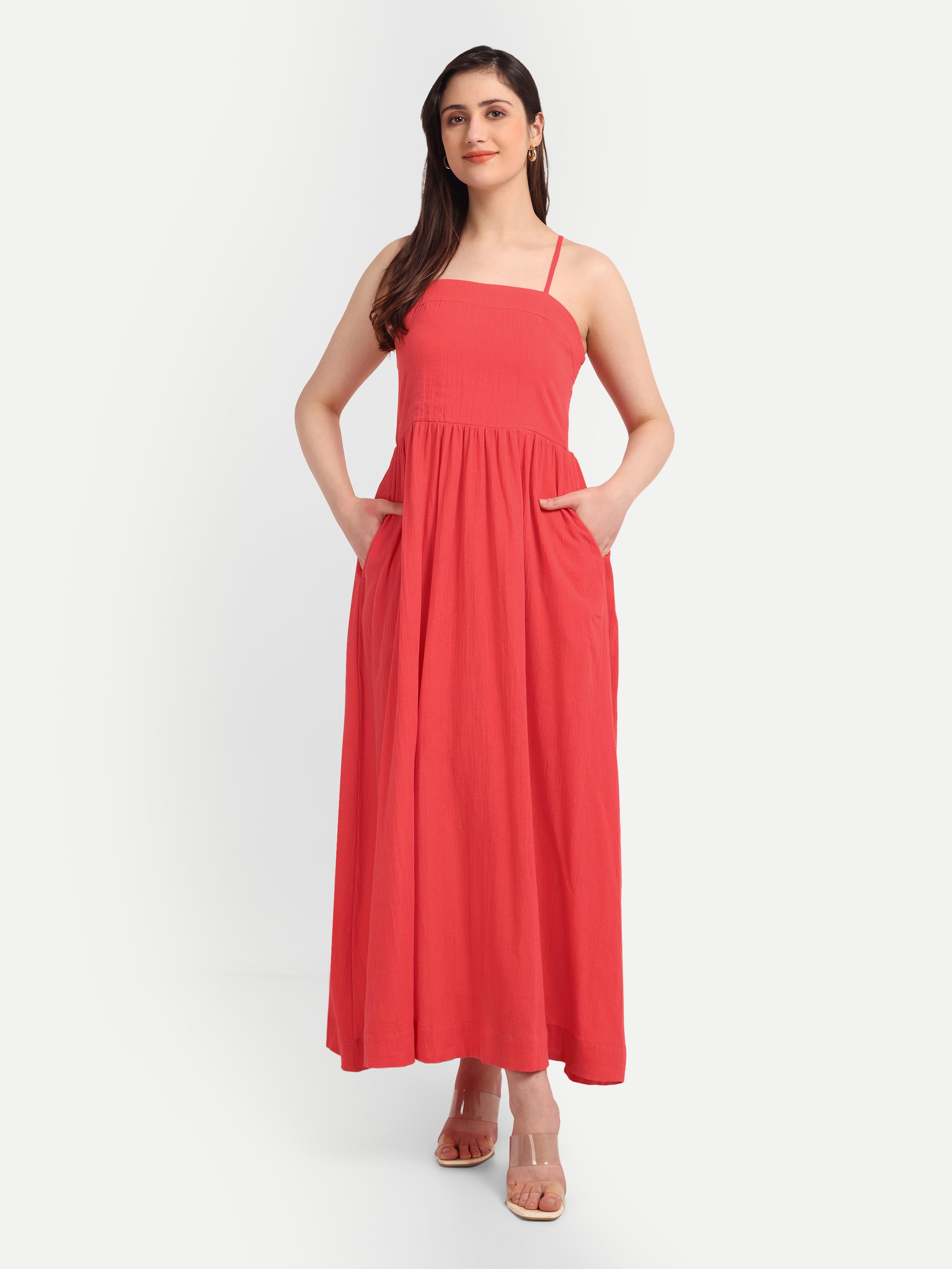 Rust Ember Maxi Dress