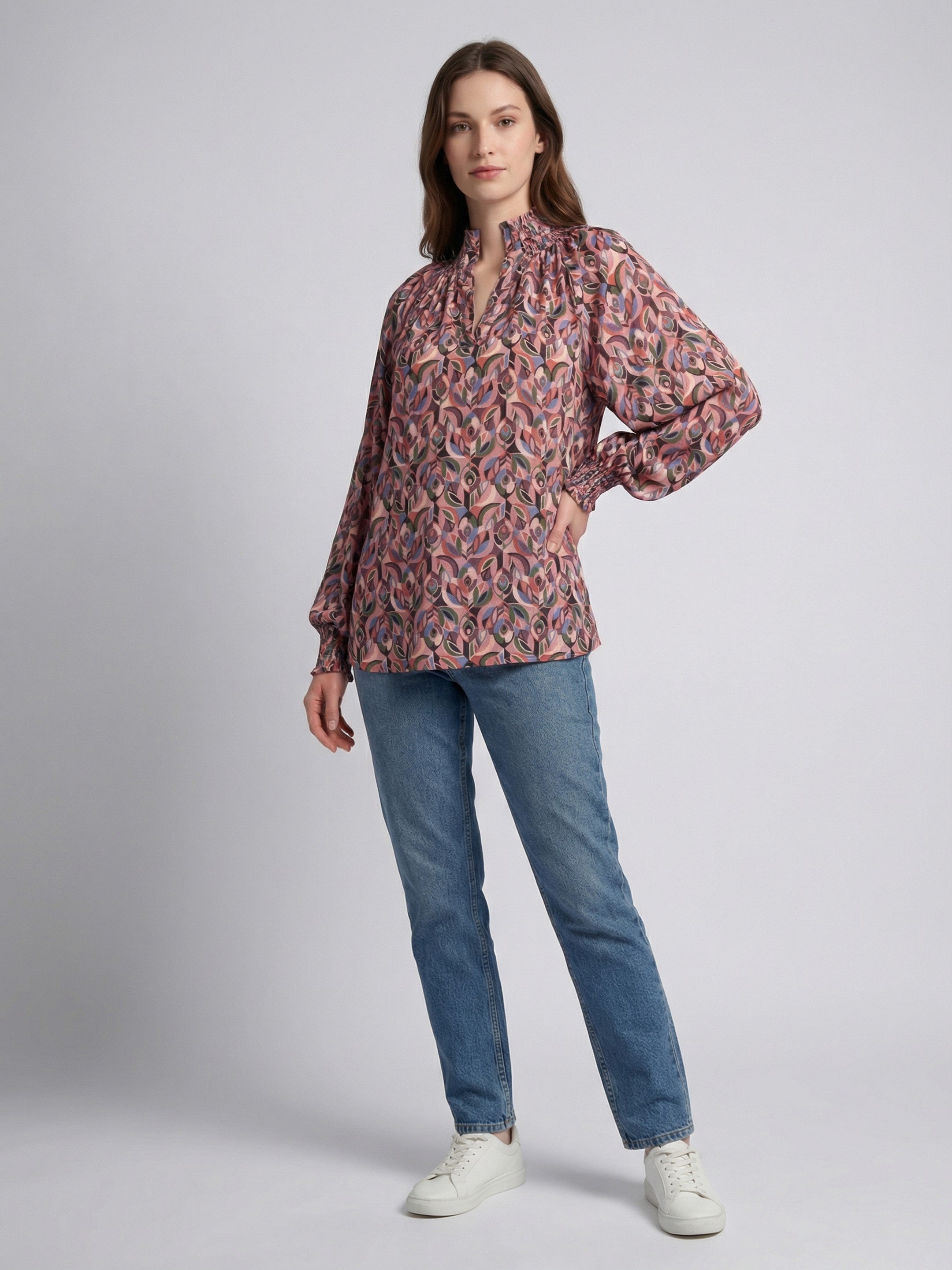 Autumn Mosaic Blouse