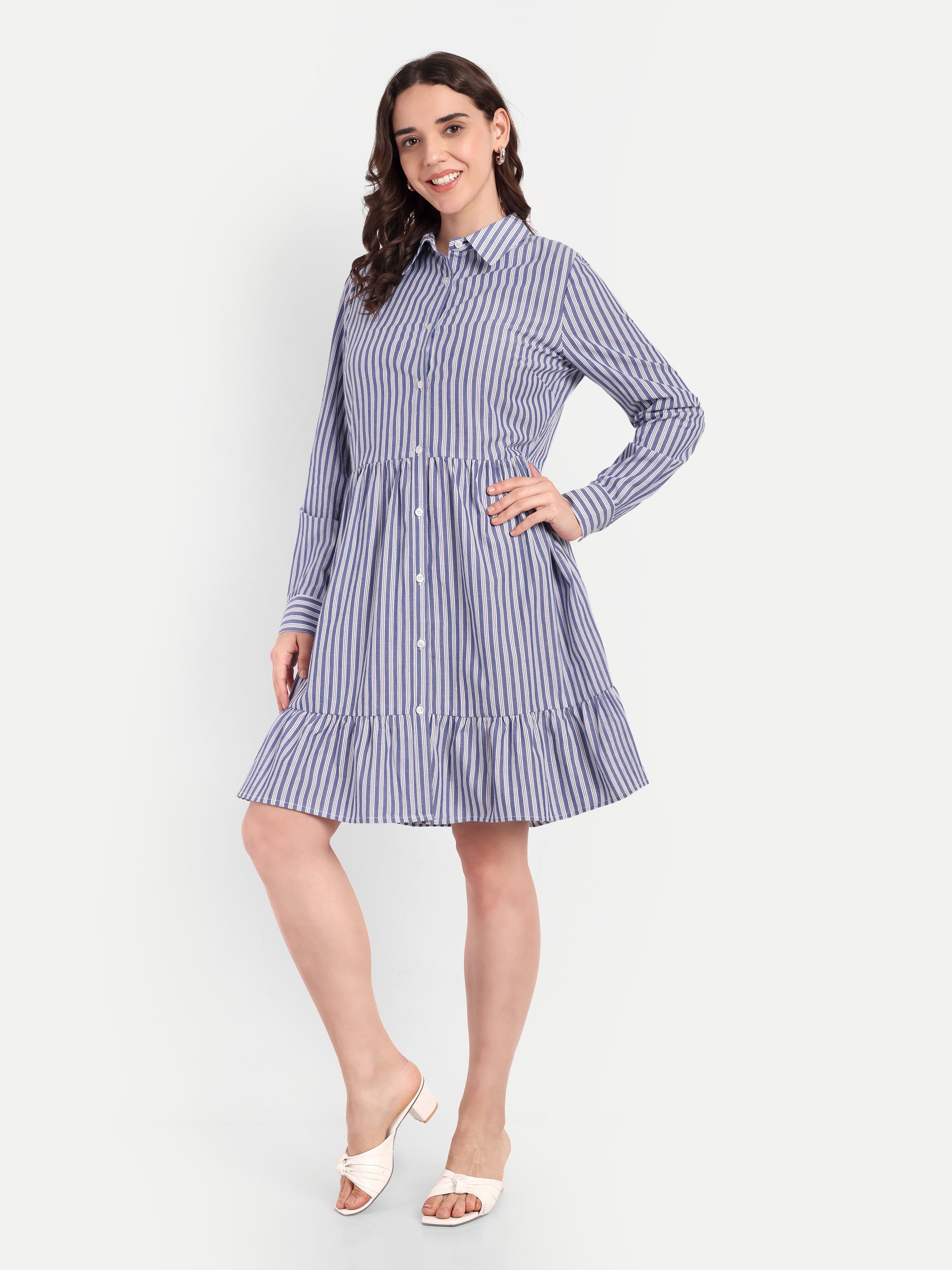 Riviera Stripe Summer Dress