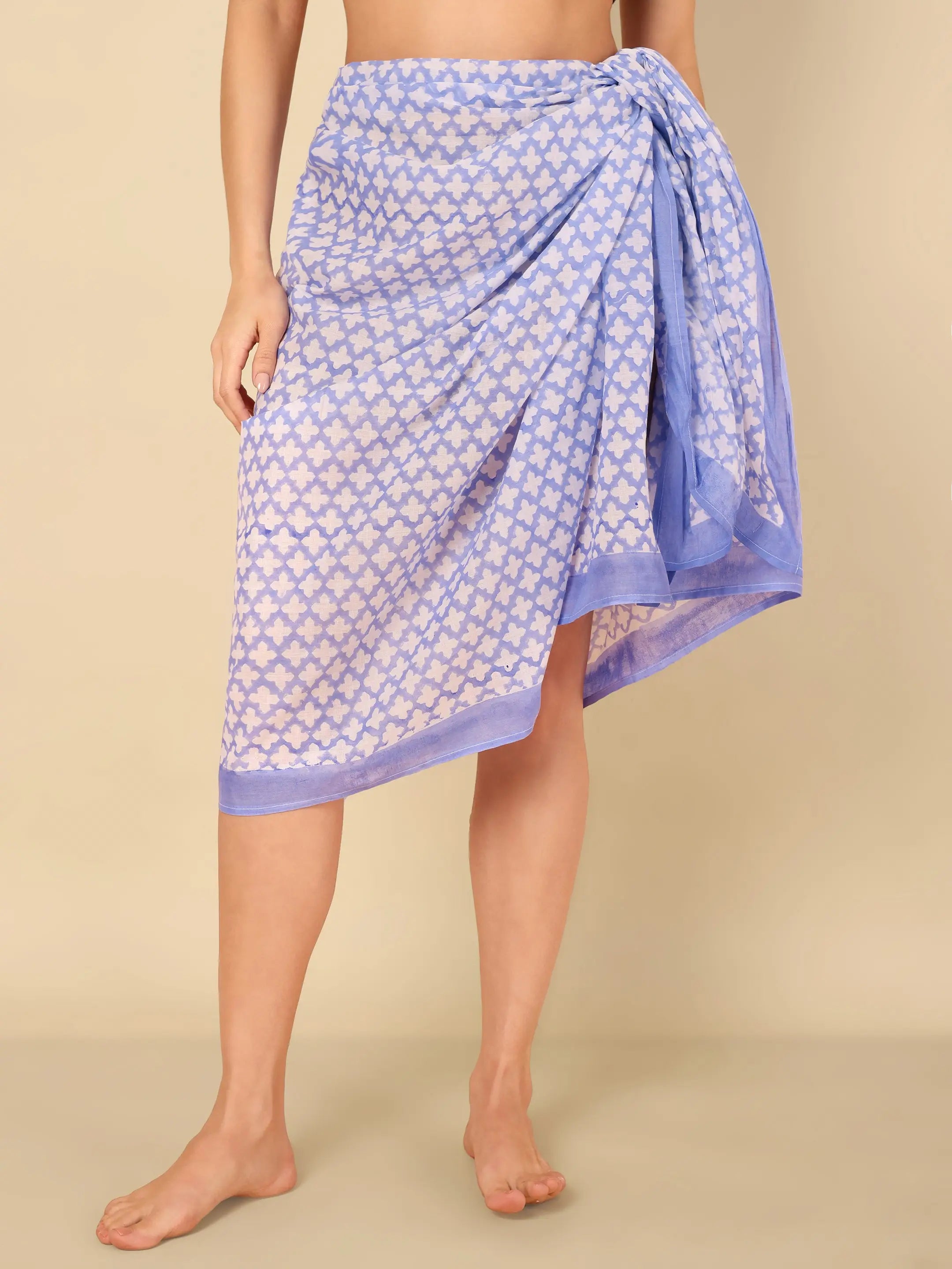 Periwinkle Bloom Sarong