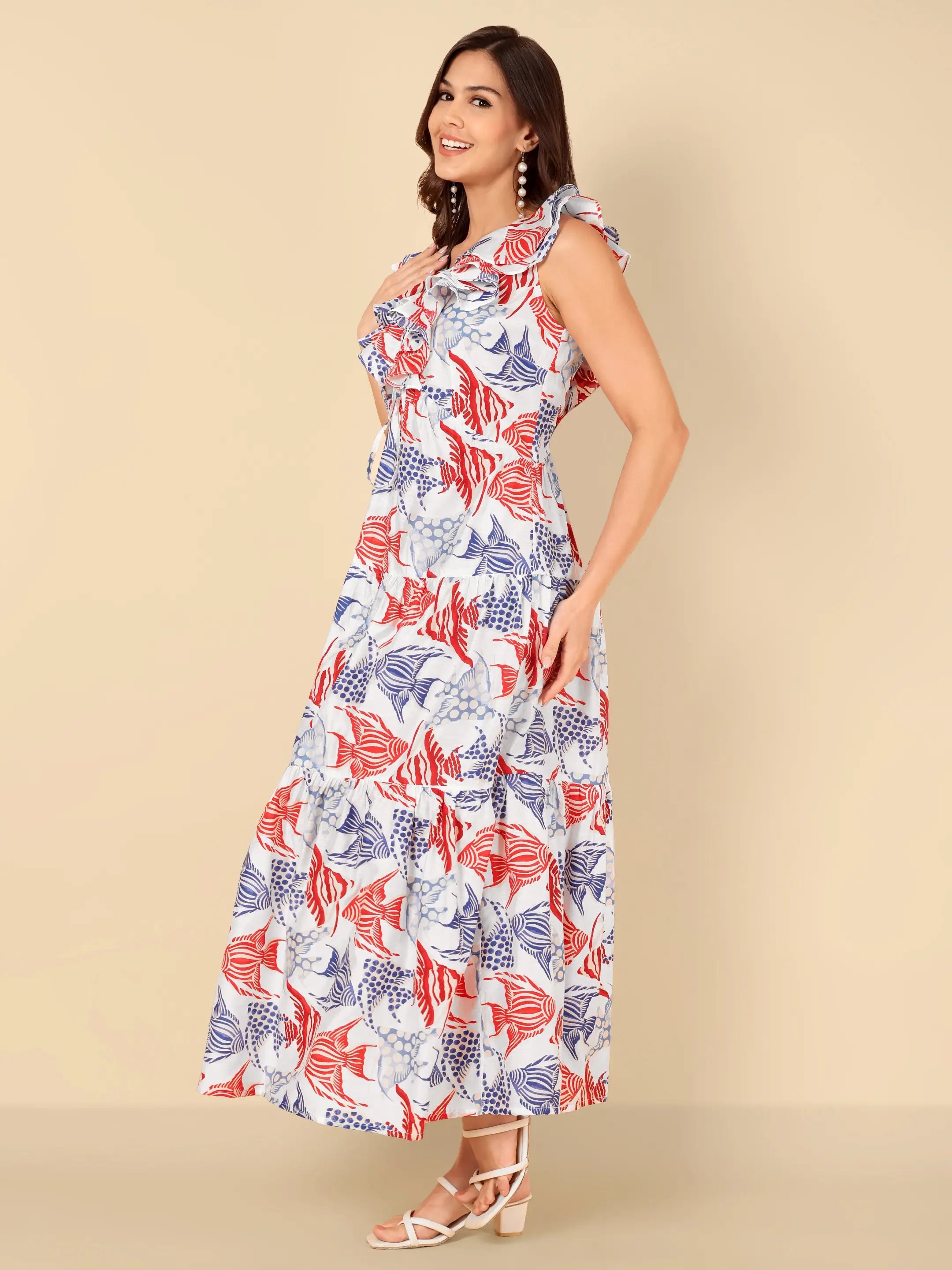 Coral Reef Maxi Dress