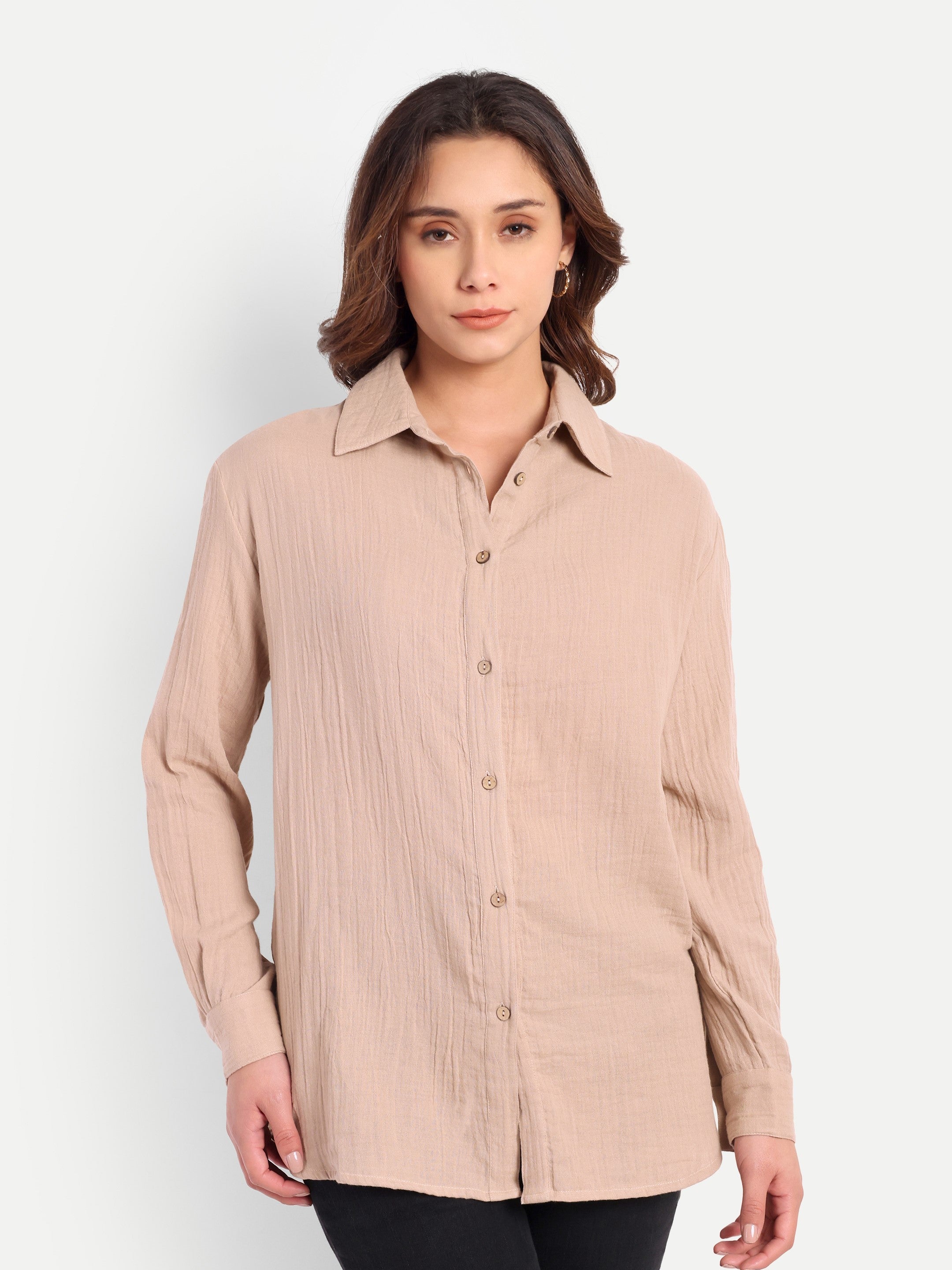 Sandstone Relaxed Shirt