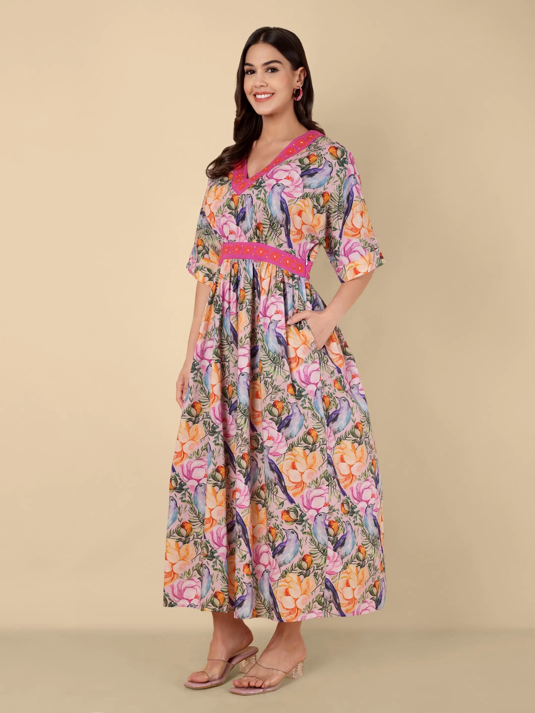 Paradise Bloom Kaftan
