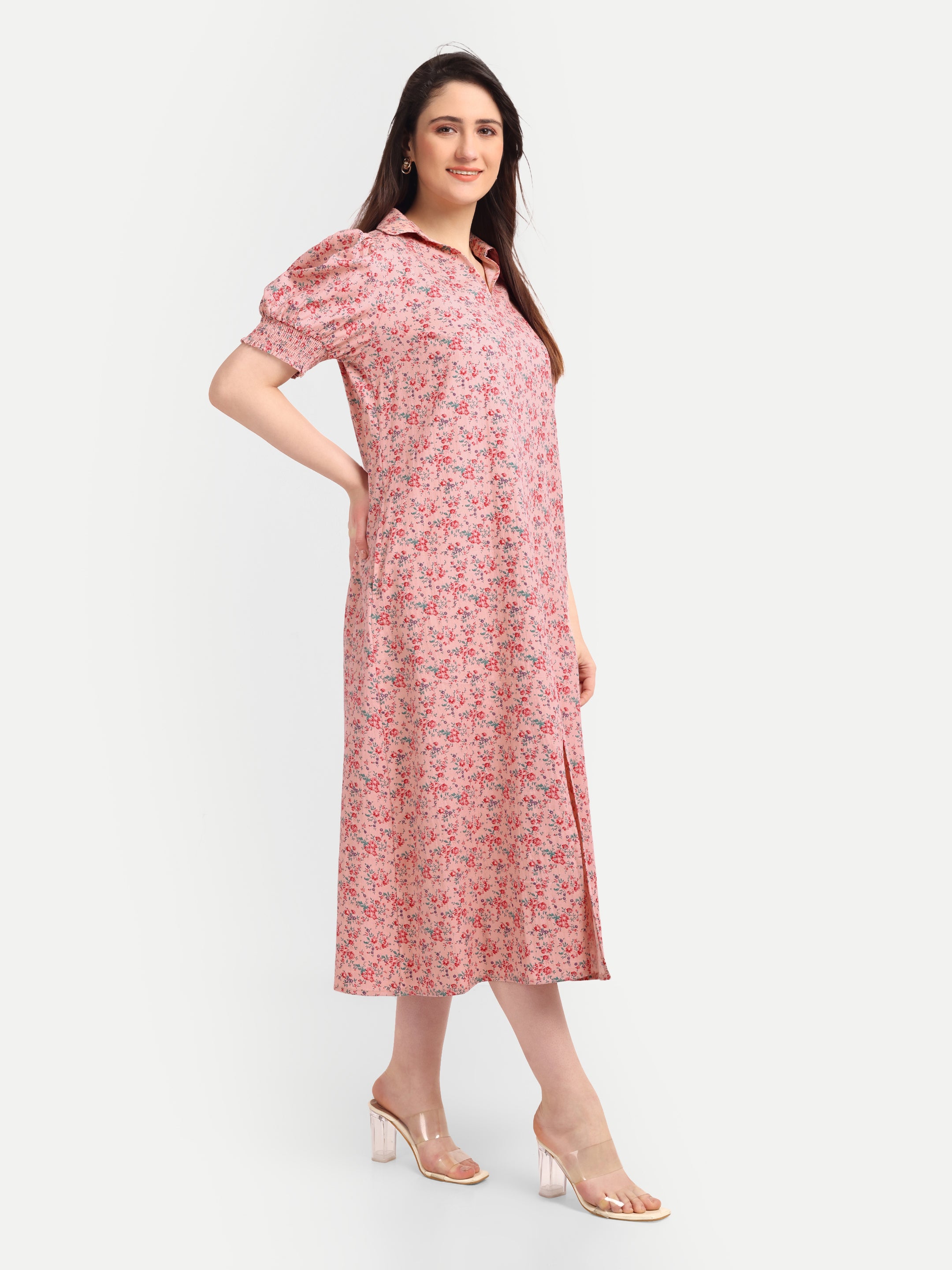 Élodie Floral Cotton Dress