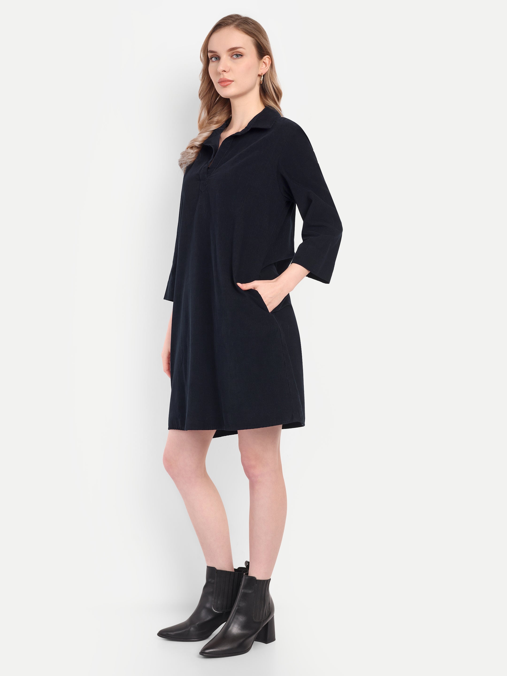Midnight Shirt Dress (Short)