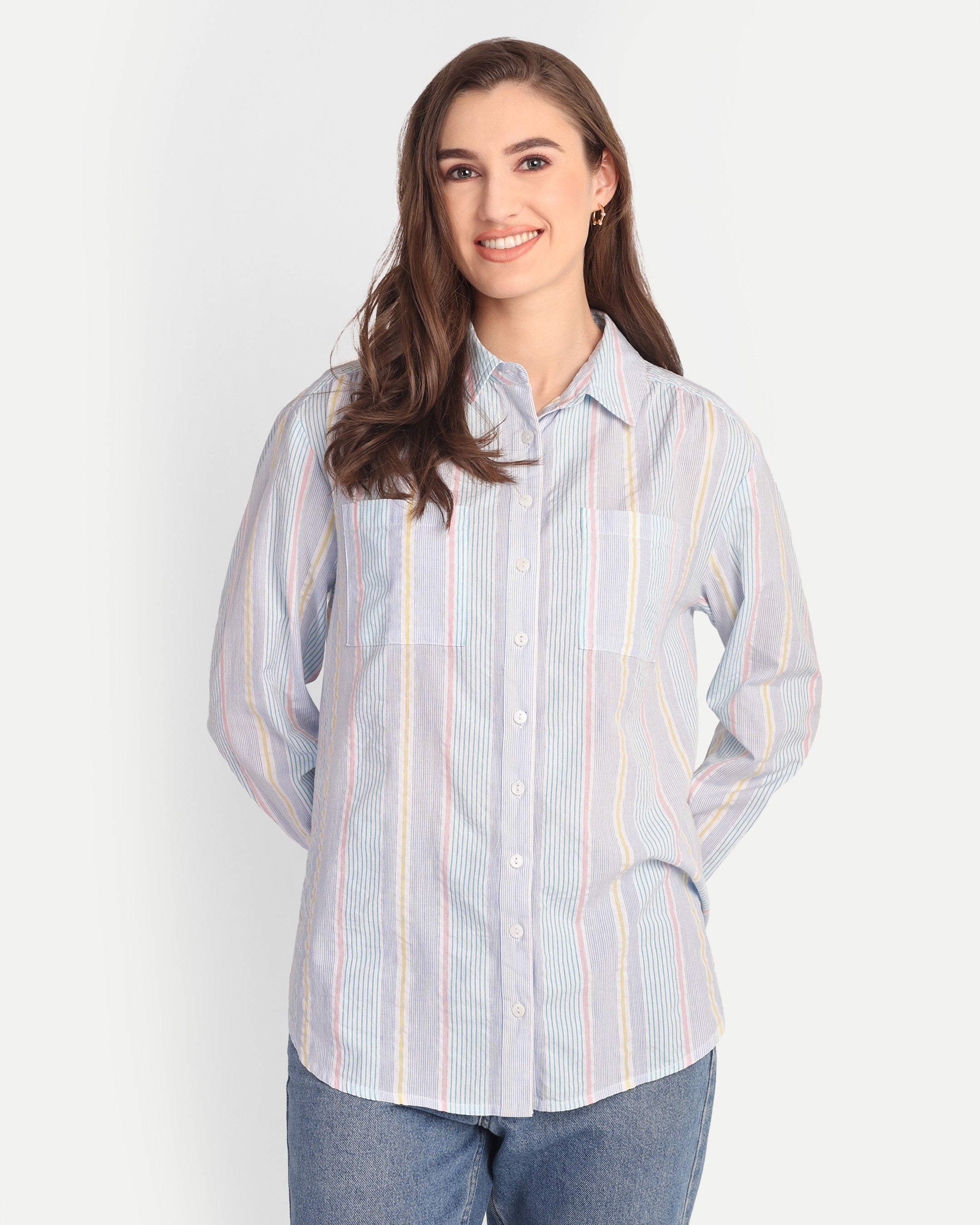 The  Elan Stripe Button-Down