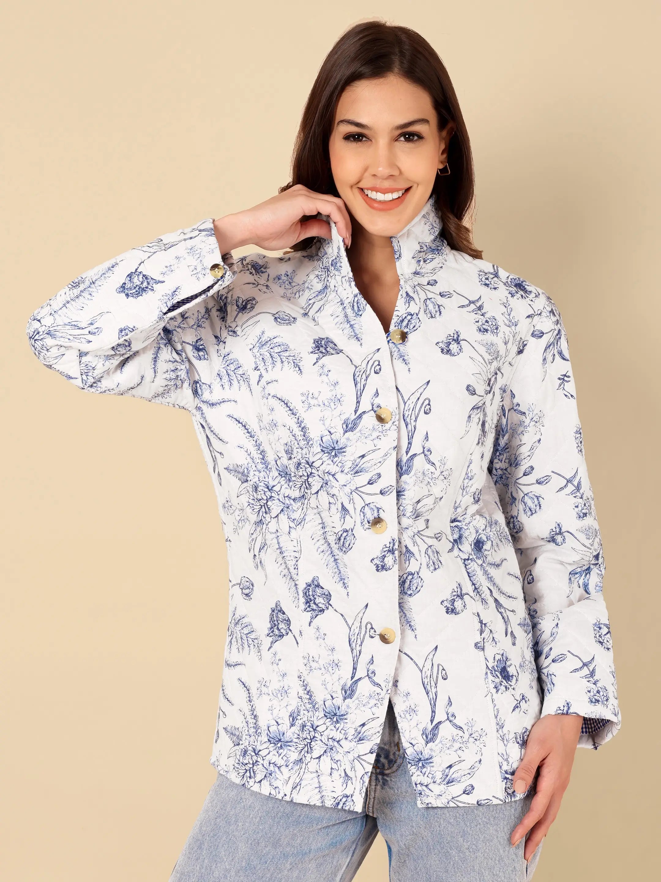 Toile de Jouy Cotton Jacket