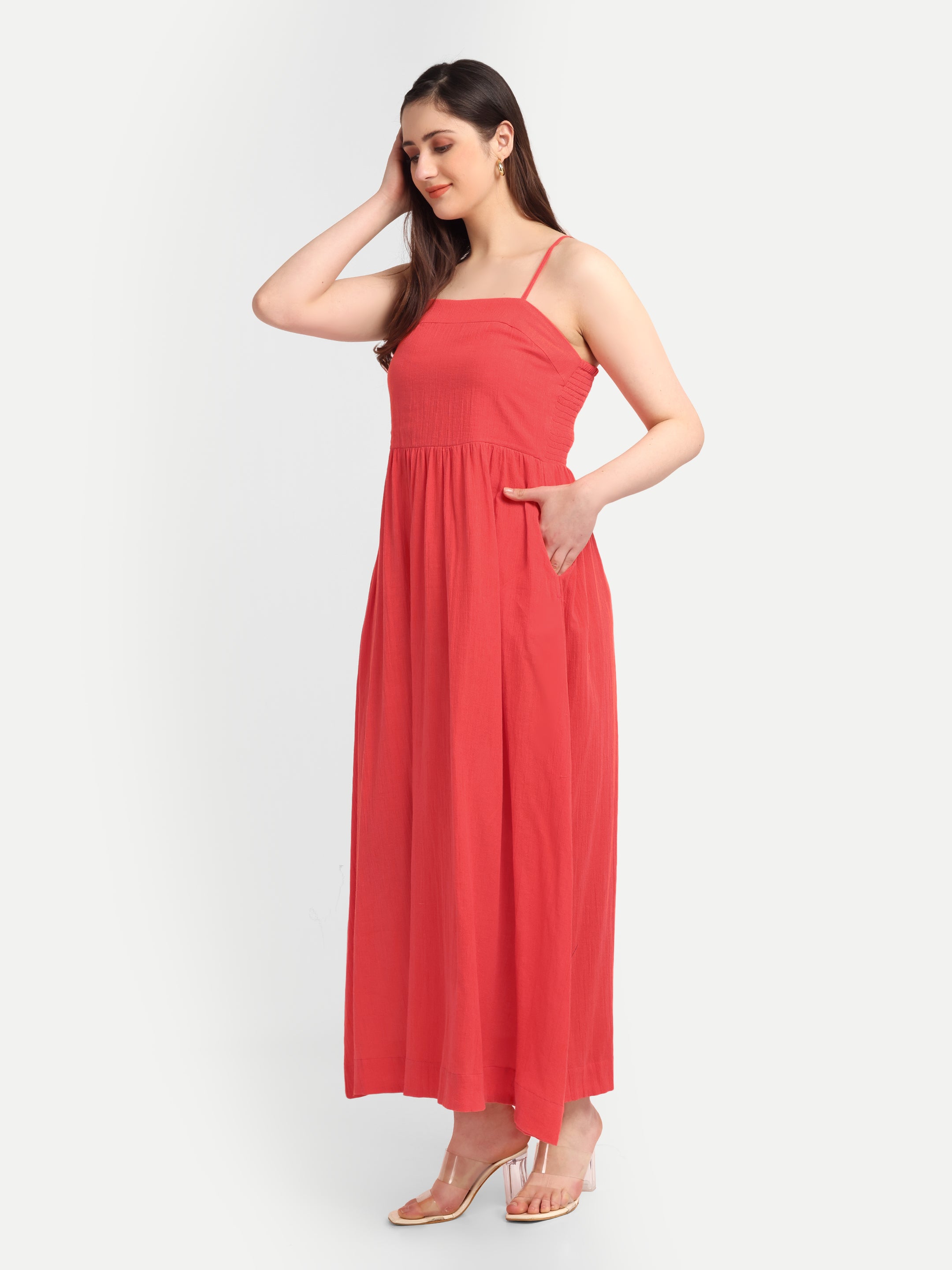 Rust Ember Maxi Dress