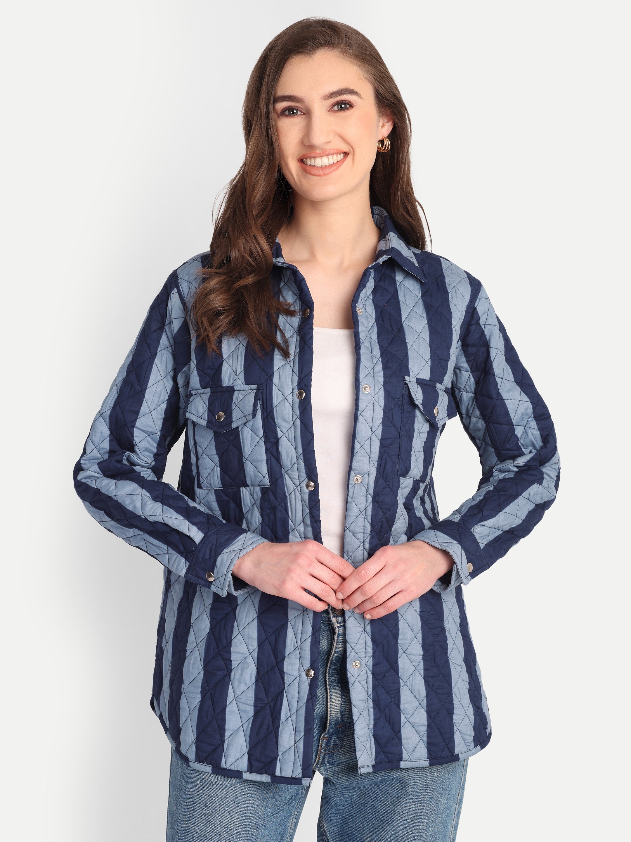 Marais Quilted Stripe Jacket