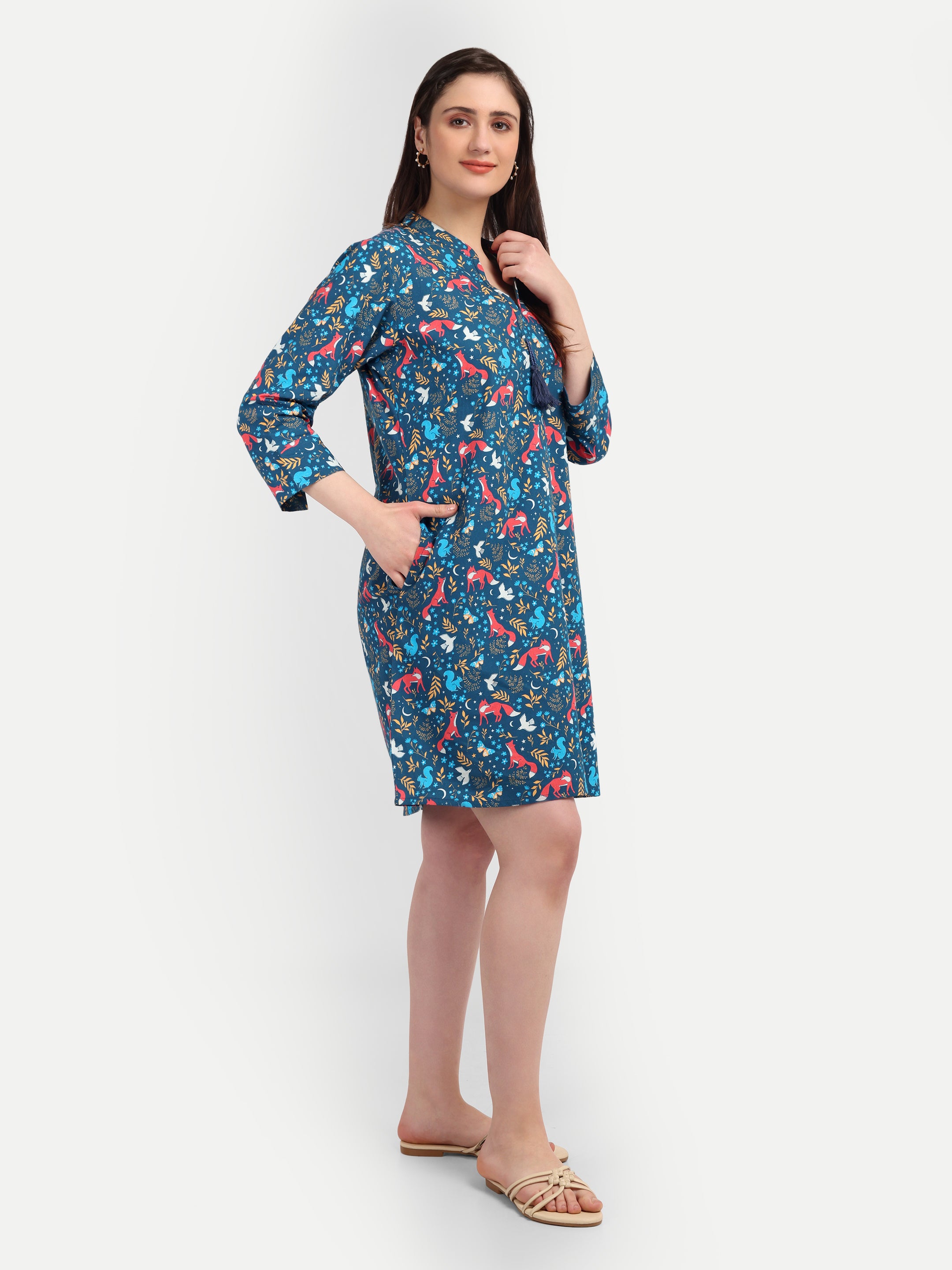 Midnight Forest Printed
Dress