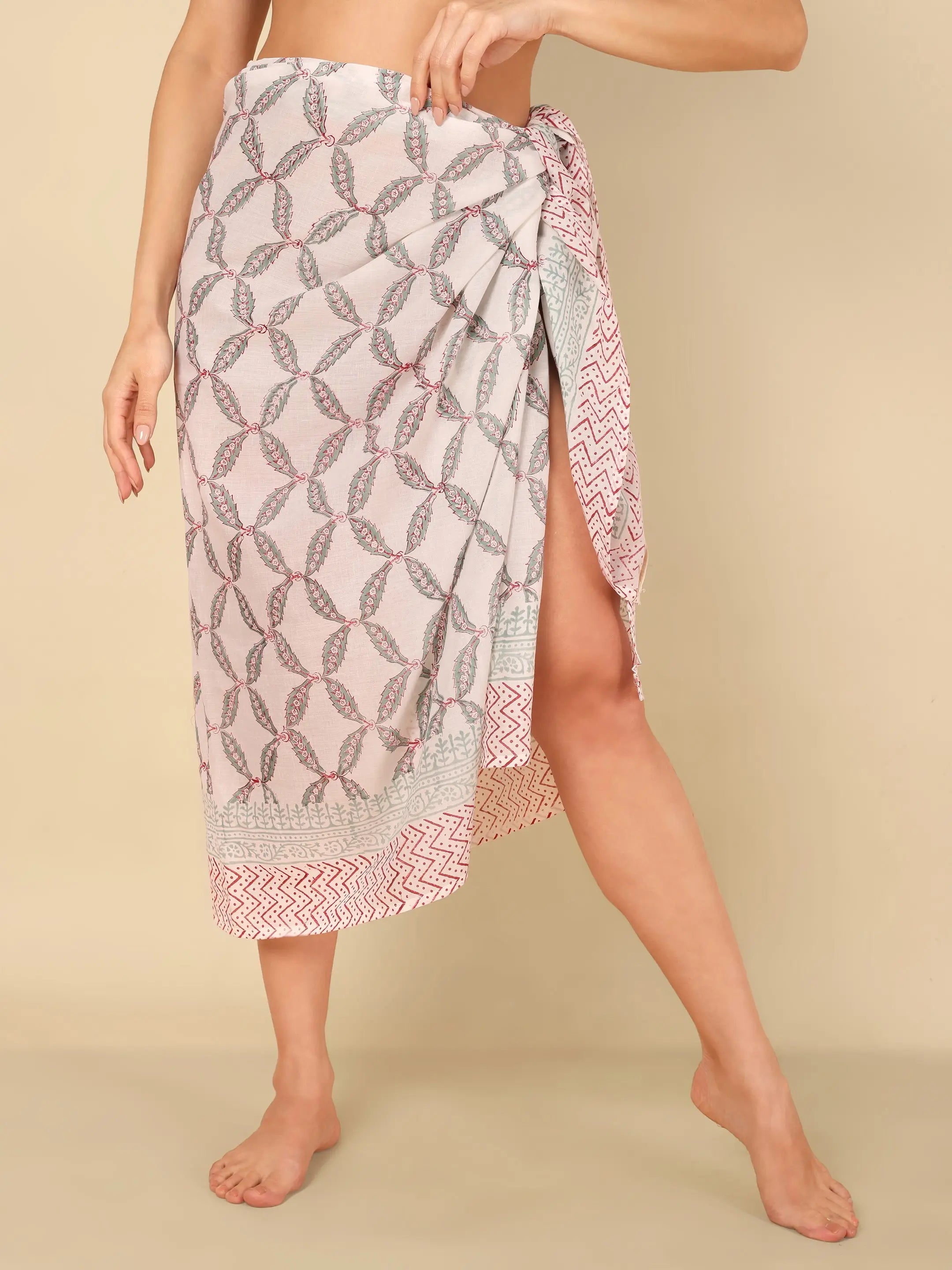 Blush Vine Sarong