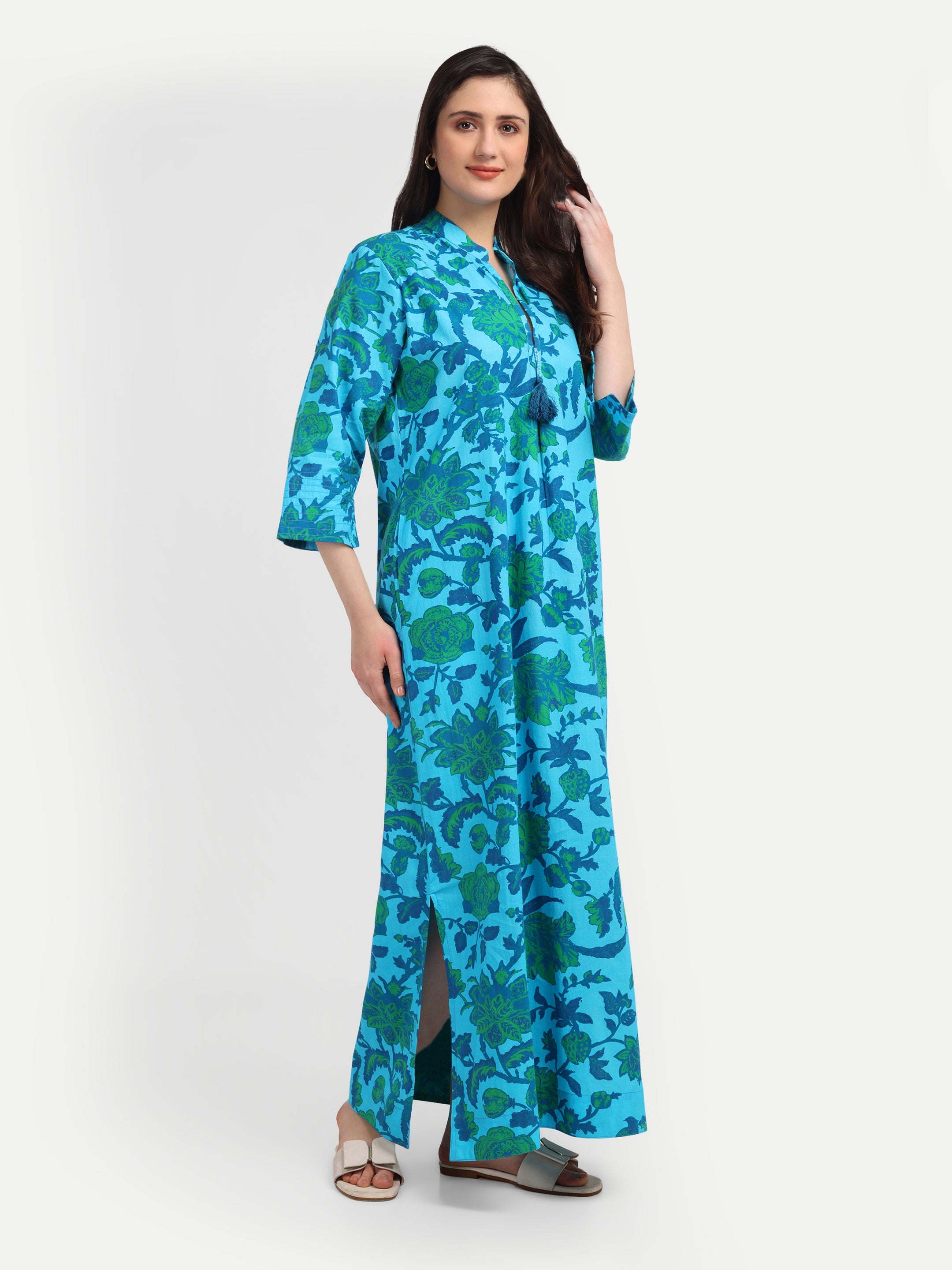 Azure Garden Printed
Dress