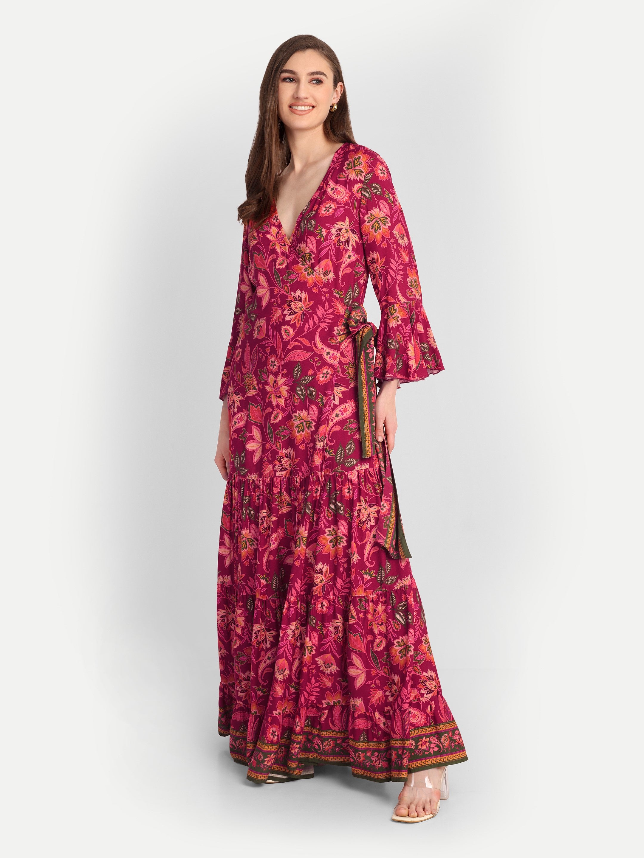 Scarlet Jardin Wrap Dress