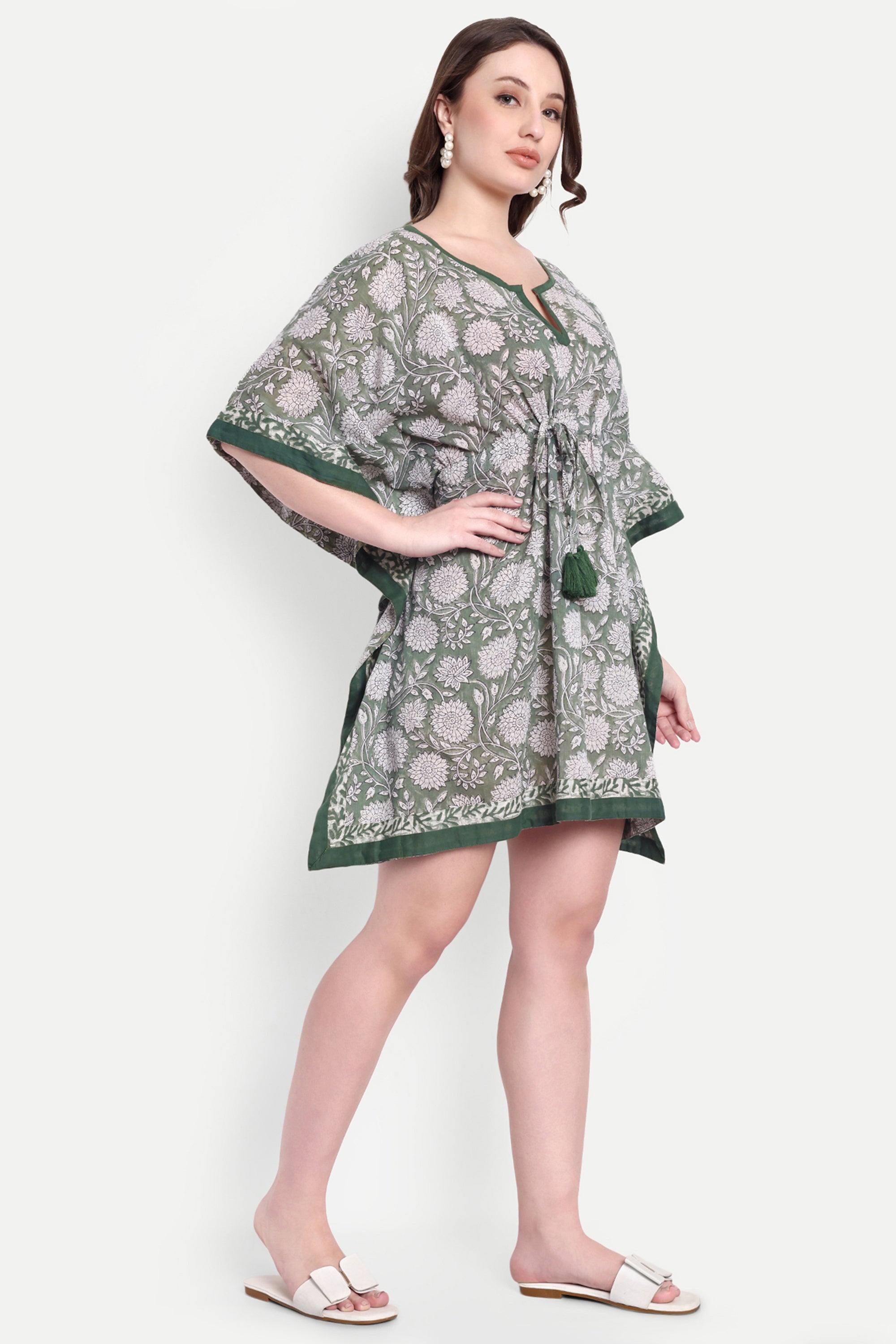 Block Print Kaftan
