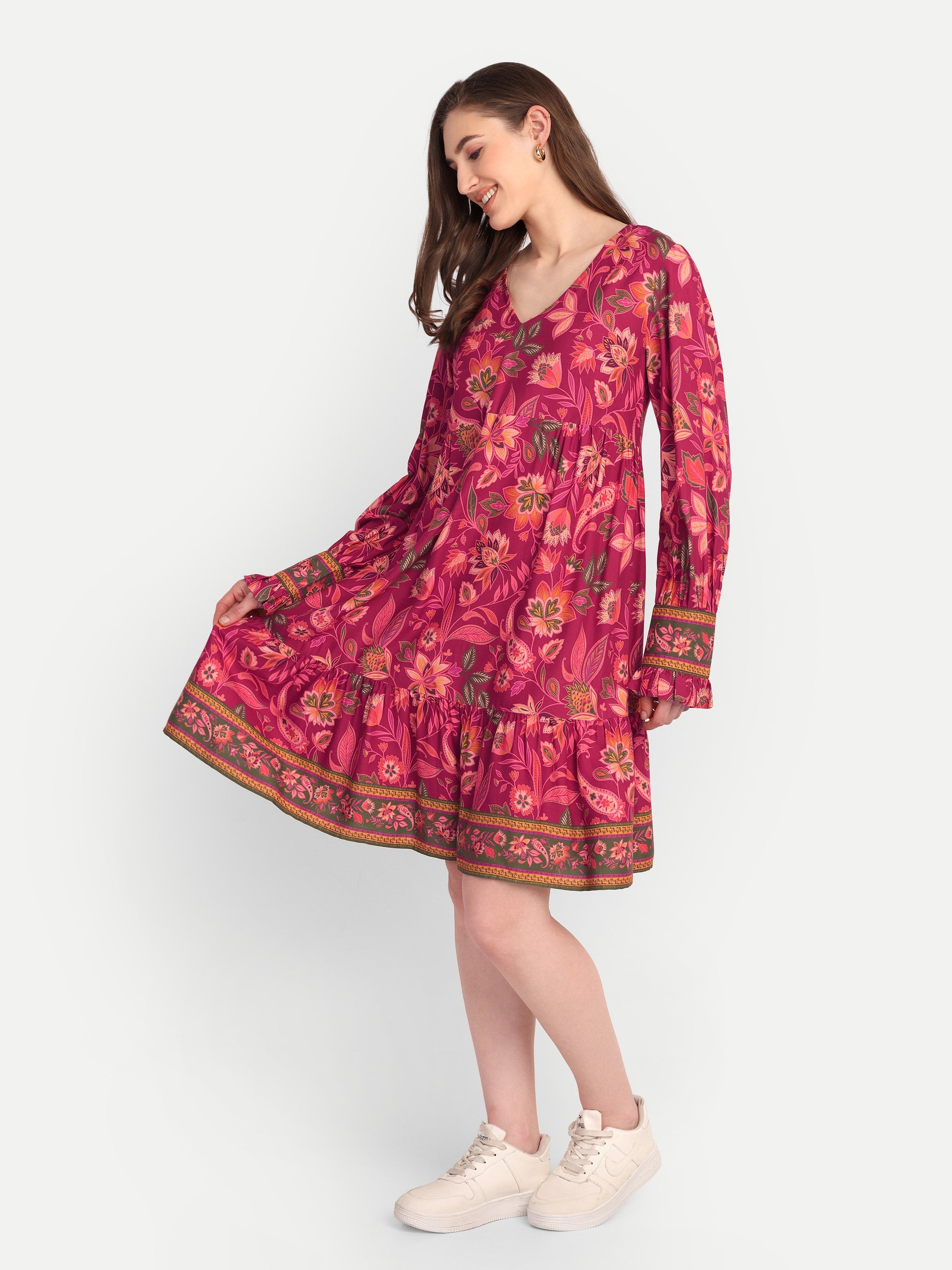 Scarlet Jardin short dress
