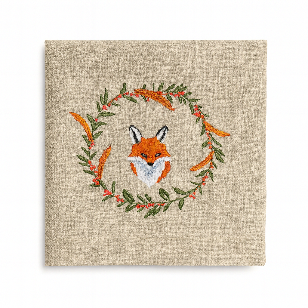 Festive Woodland Animals Napkins / Placemats