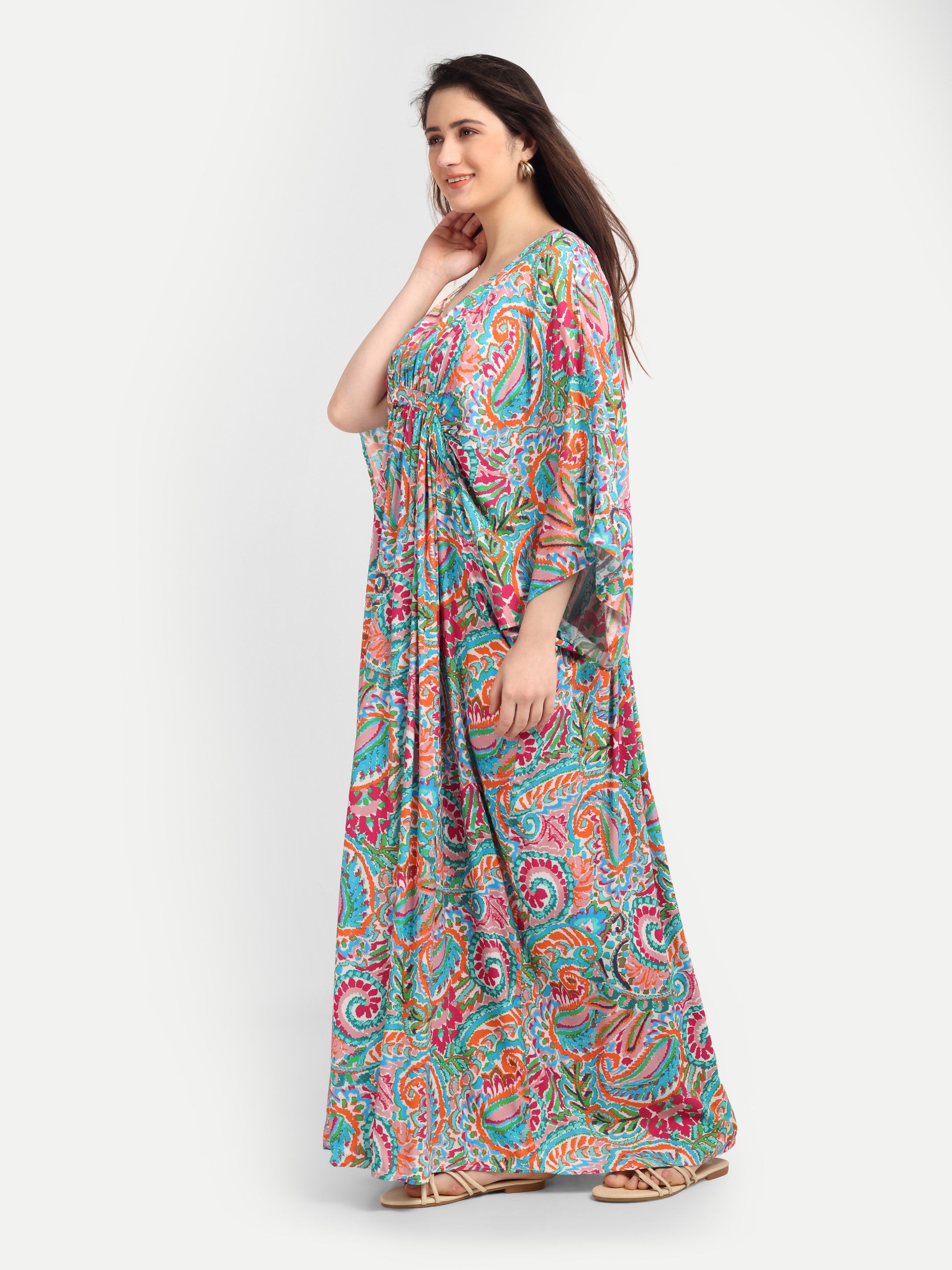 Élodie Draped Kaftan