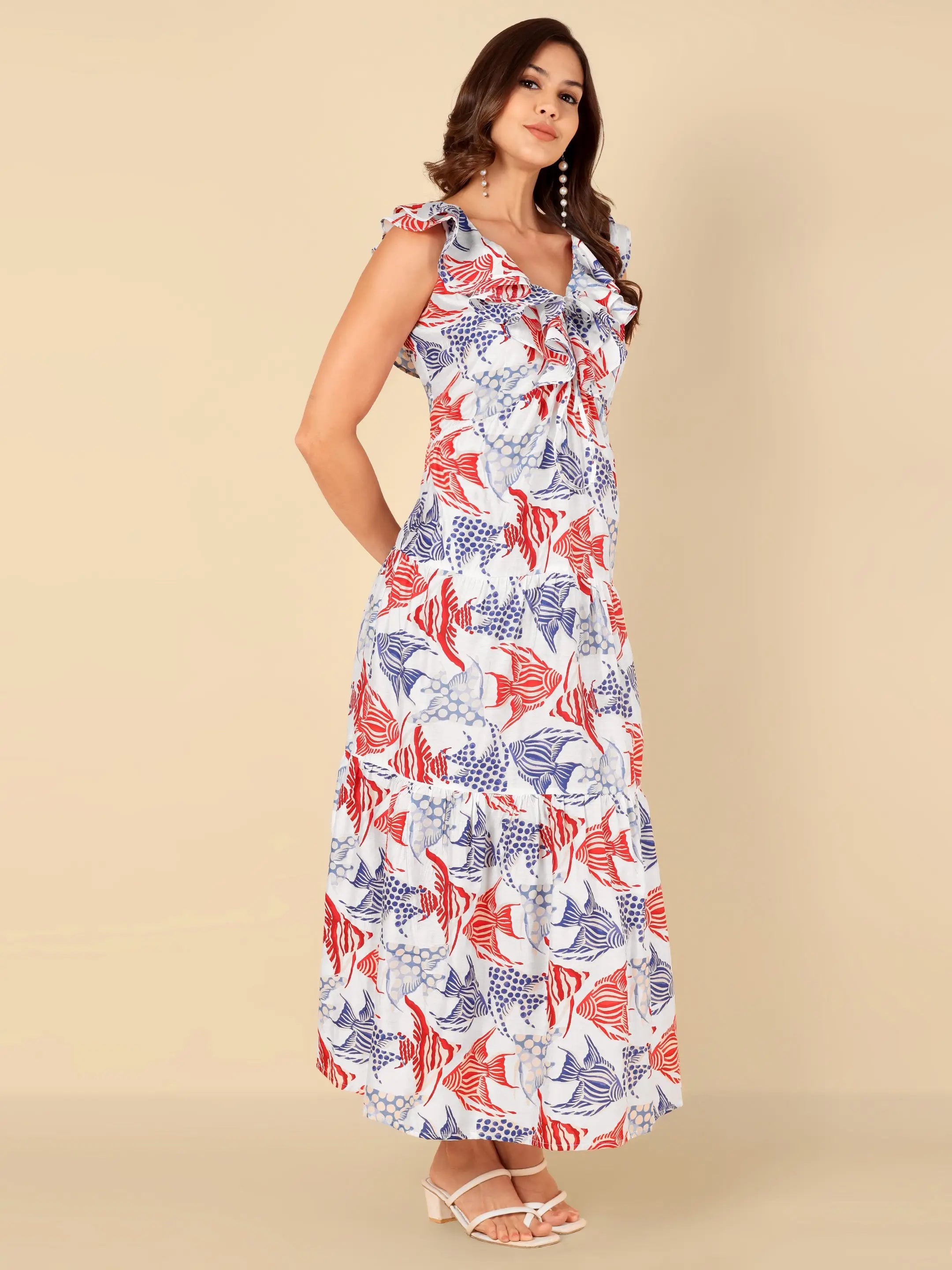Coral Reef Maxi Dress