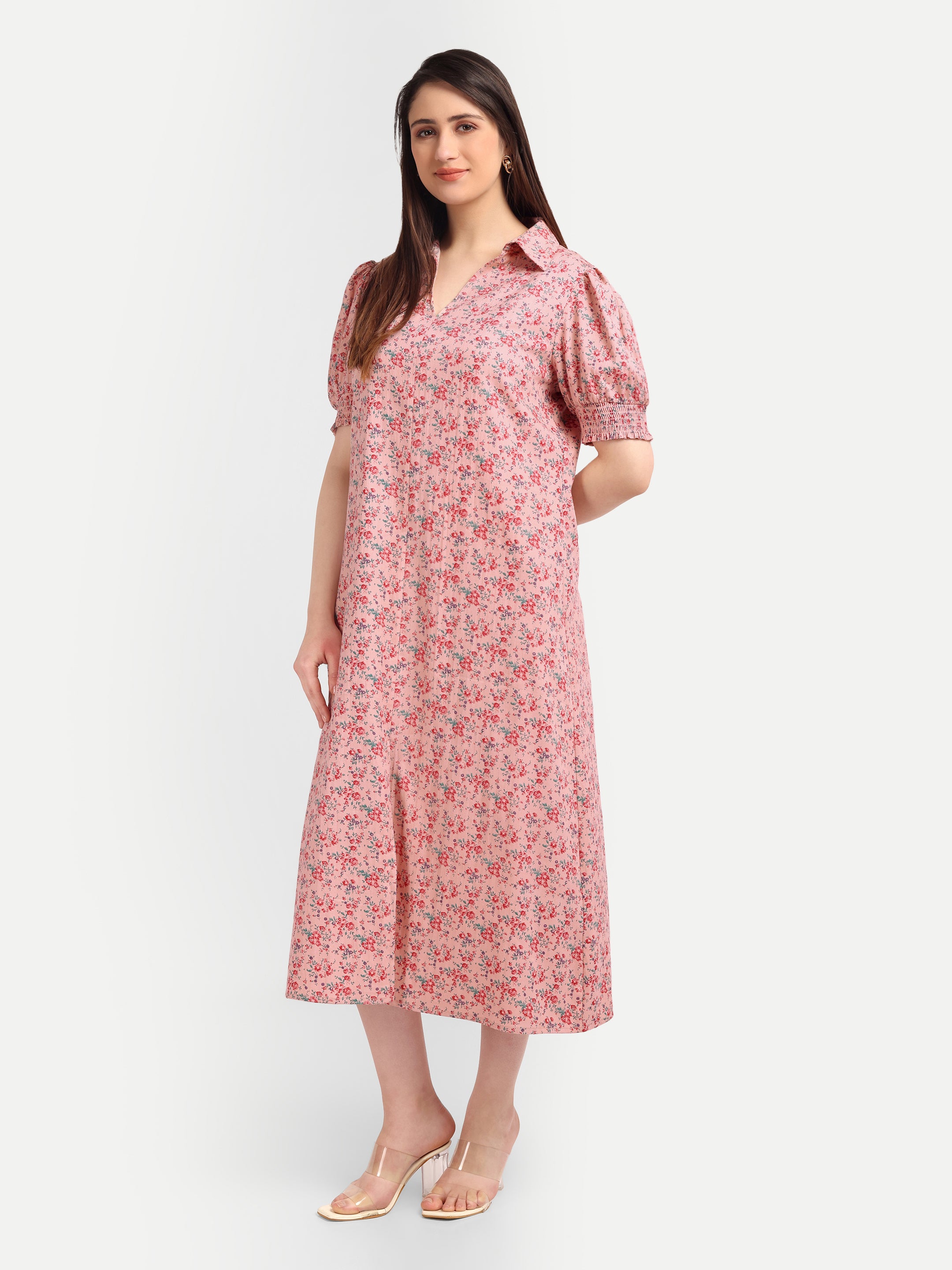 Élodie Floral Cotton Dress