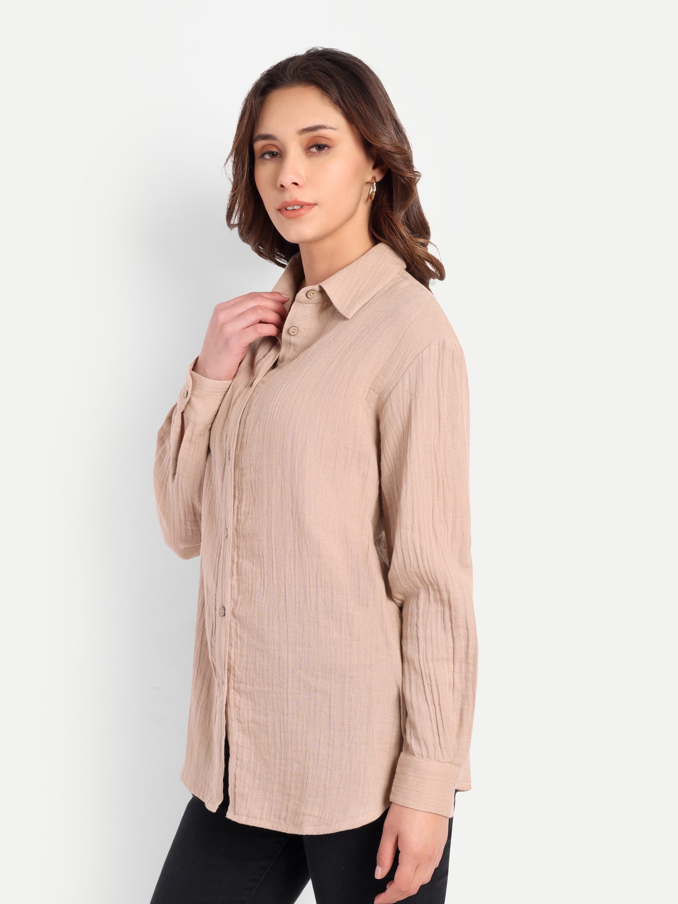 Sandstone Relaxed Shirt