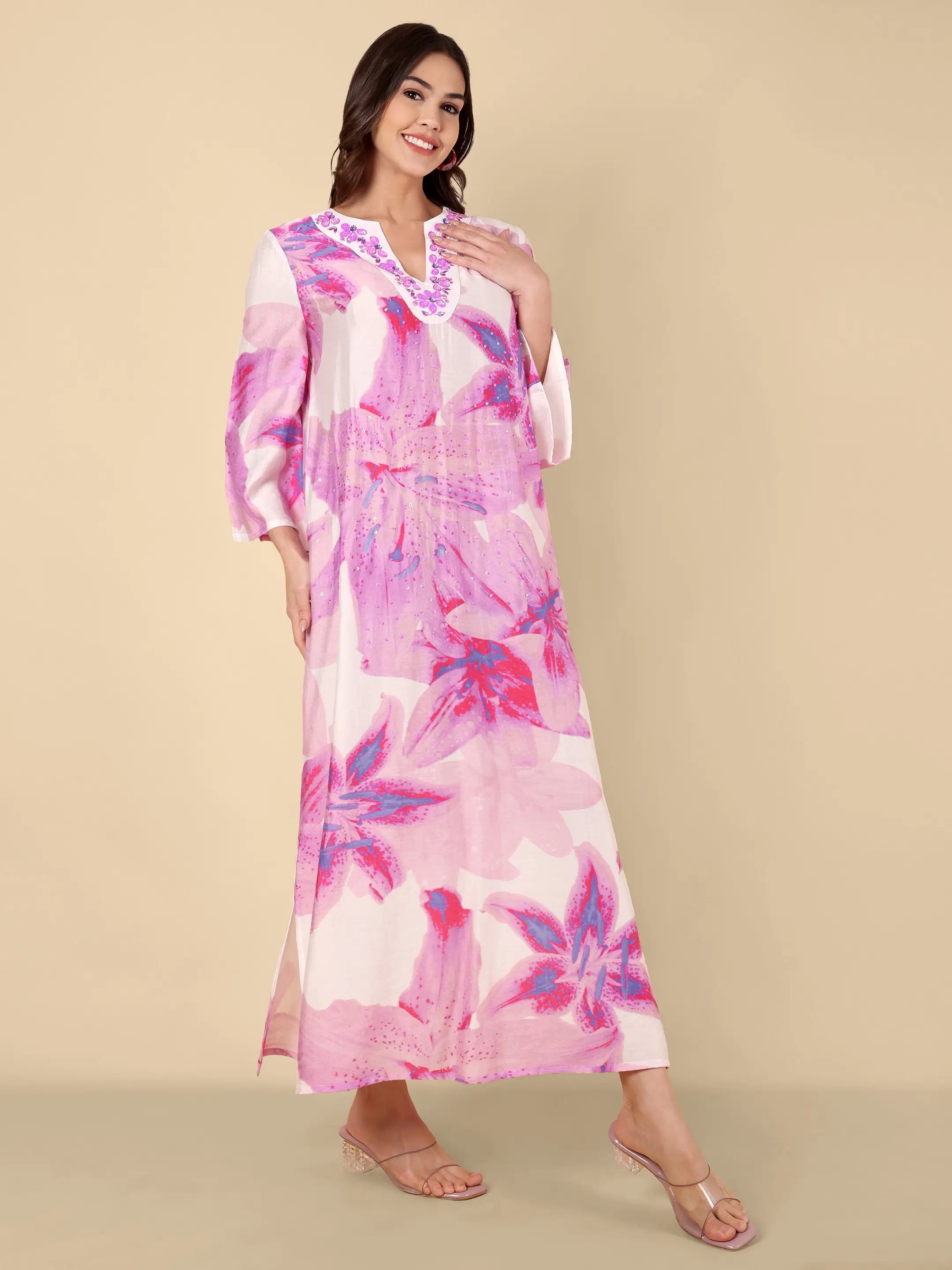 Blush Lily Kaftan