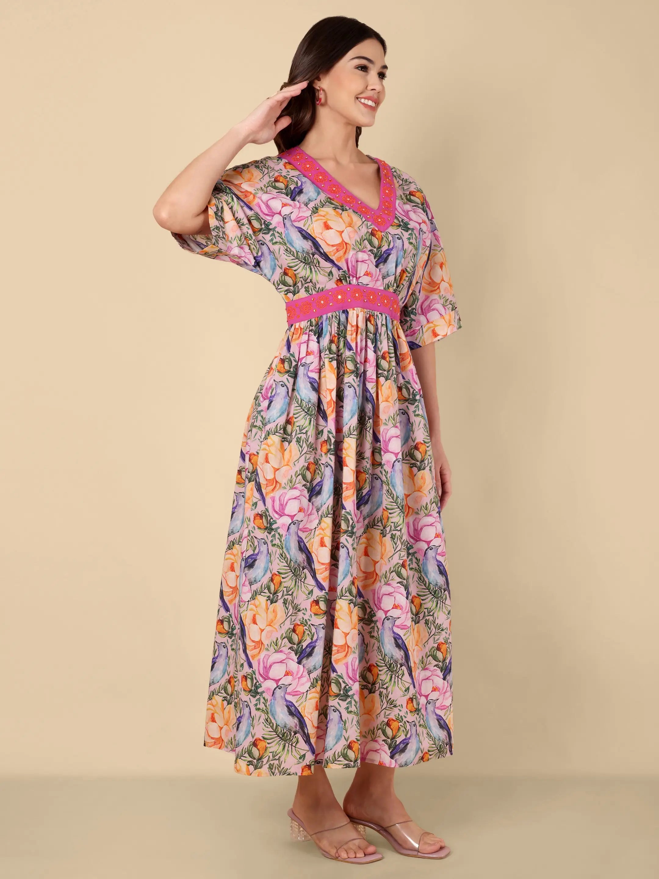 Paradise Bloom Kaftan
