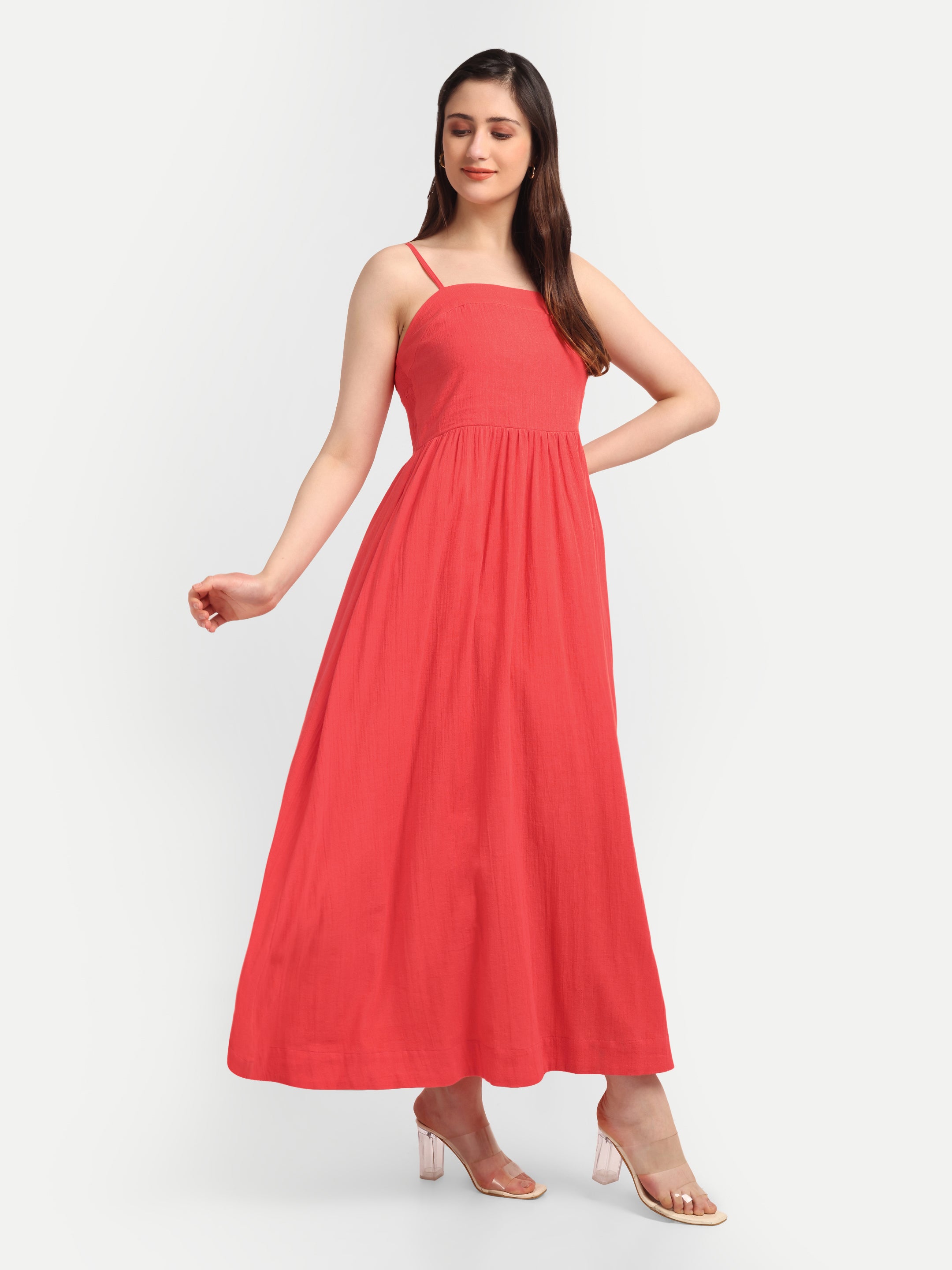 Rust Ember Maxi Dress