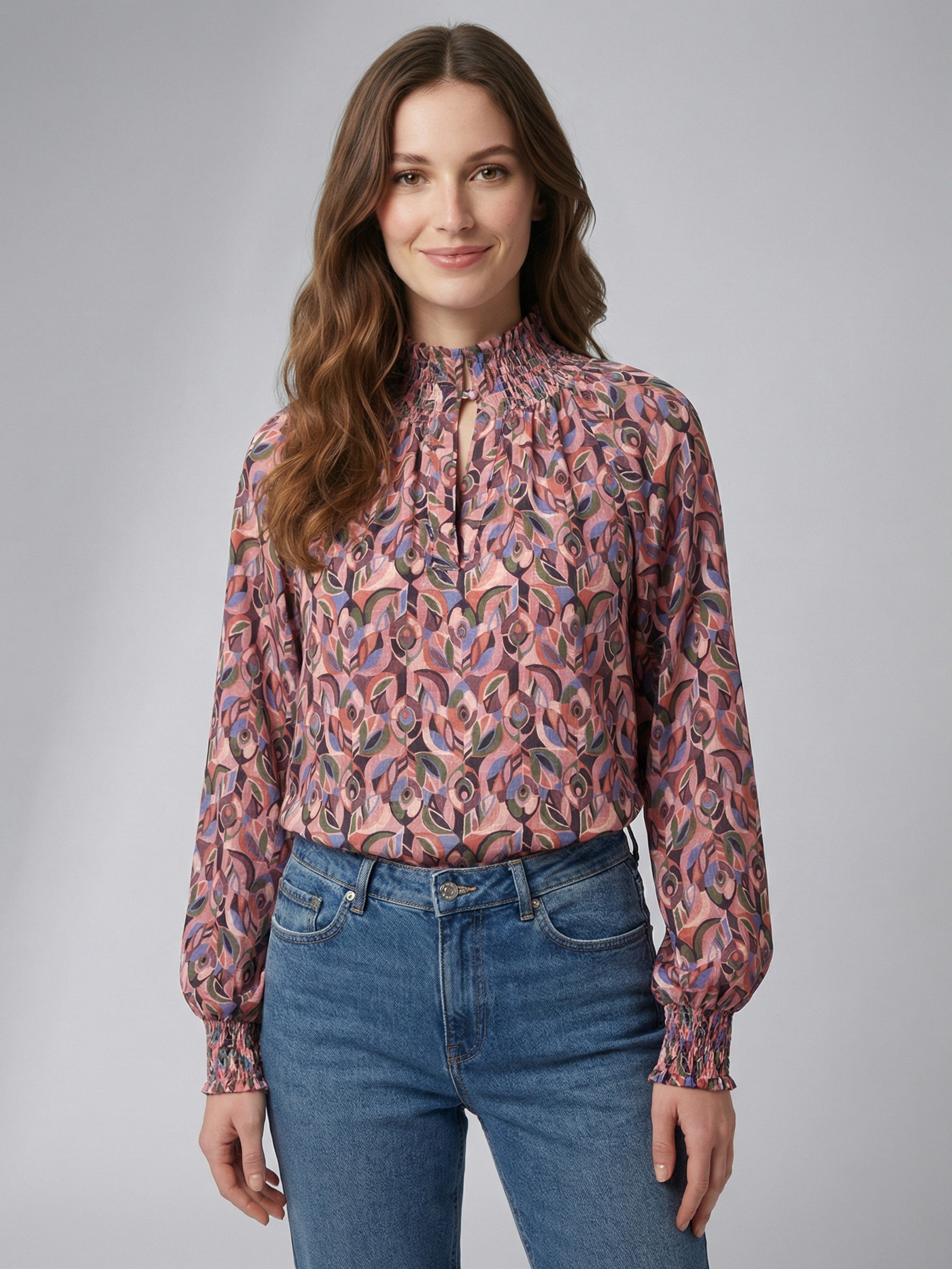 Autumn Mosaic Blouse