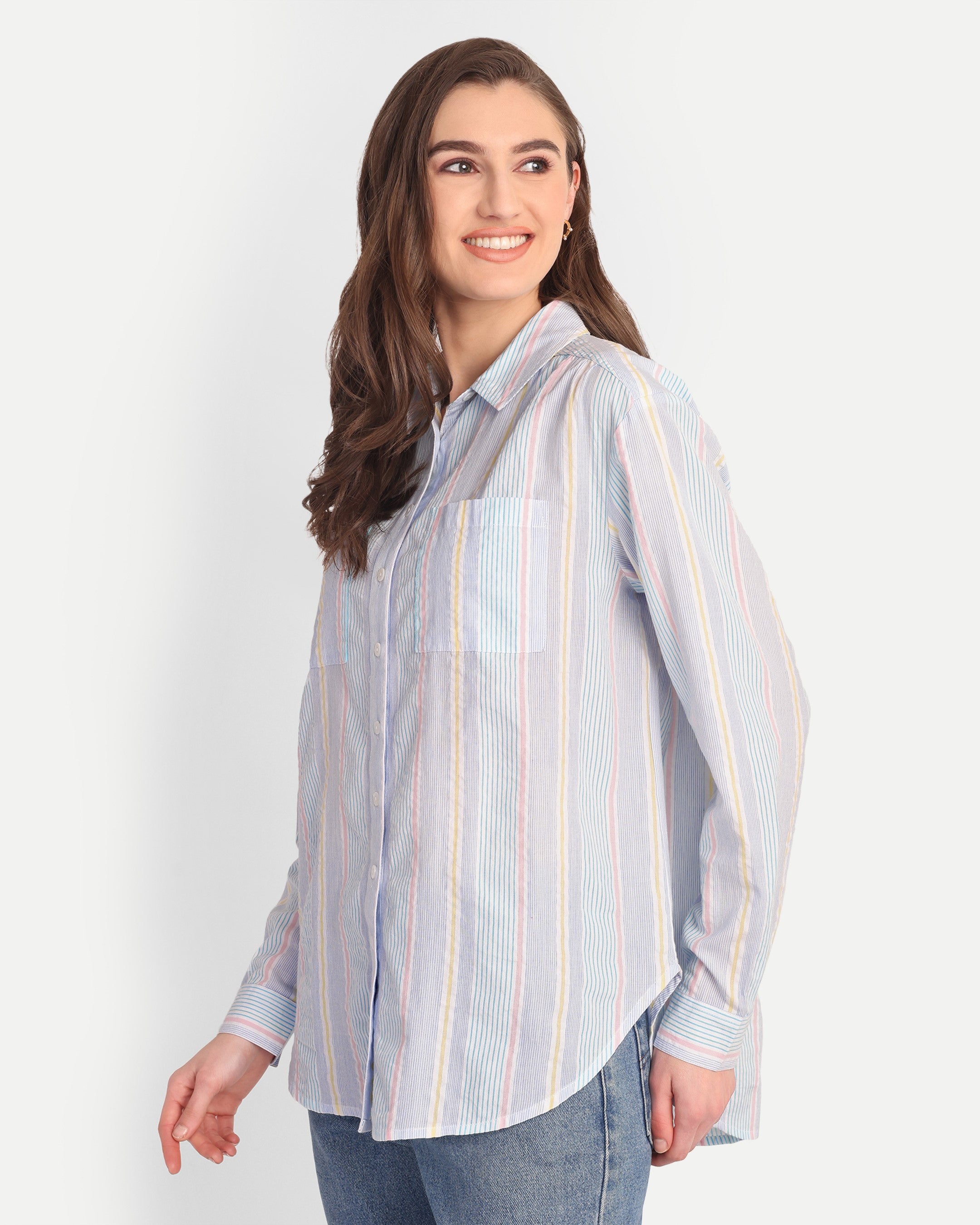 The  Elan Stripe Button-Down