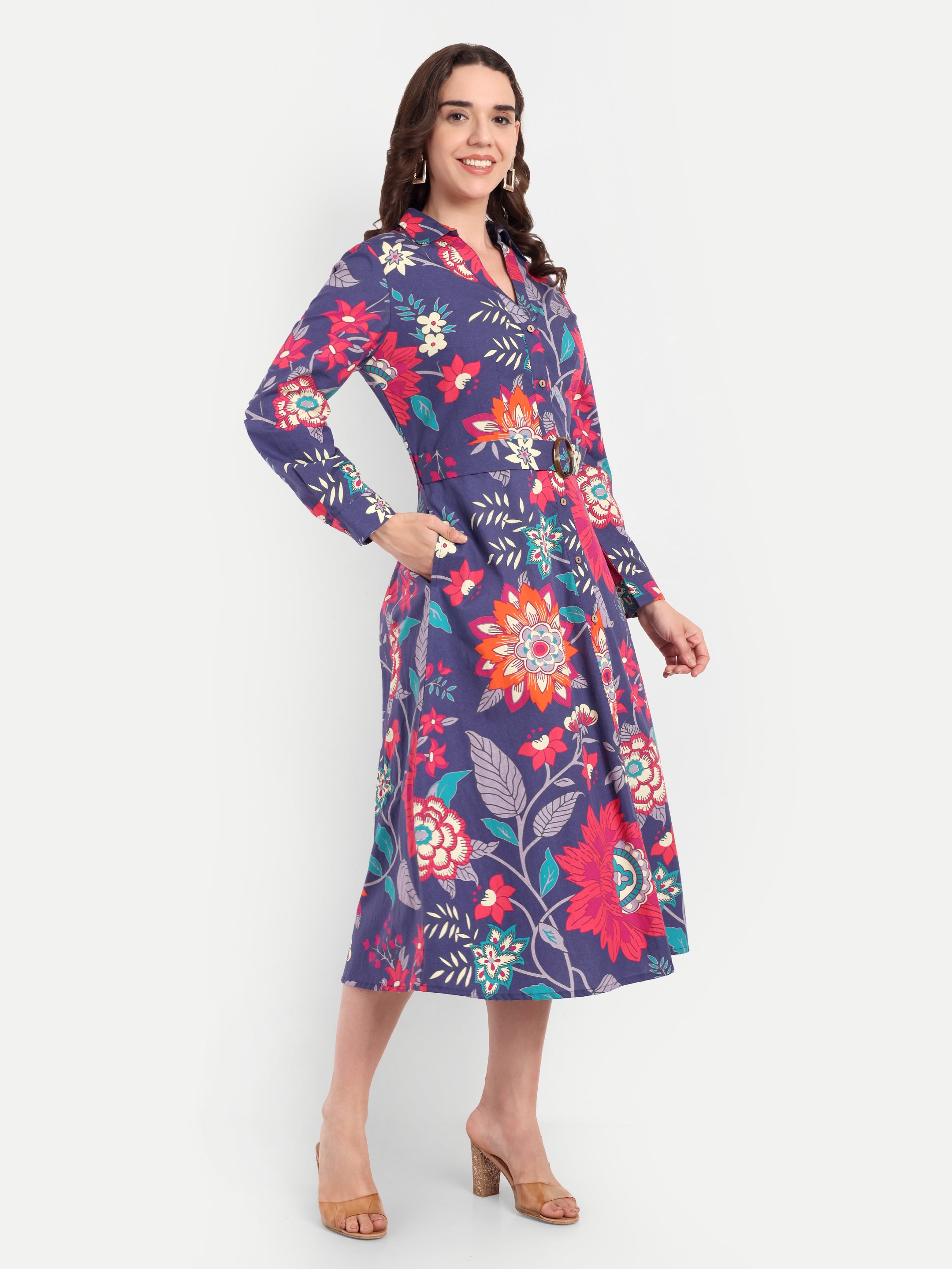 MIDNIGHT BLOOM DRESS