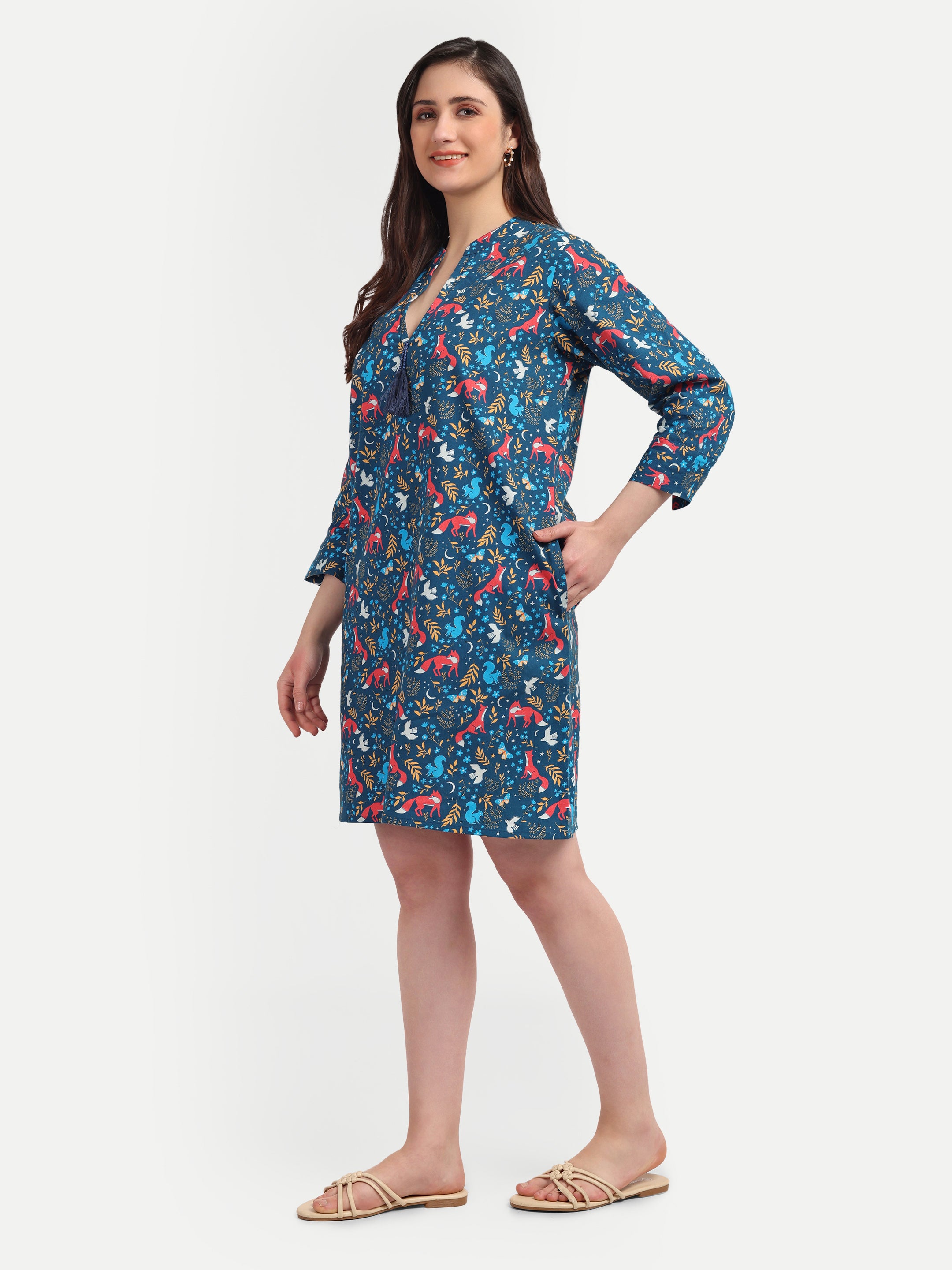 Midnight Forest Printed
Dress