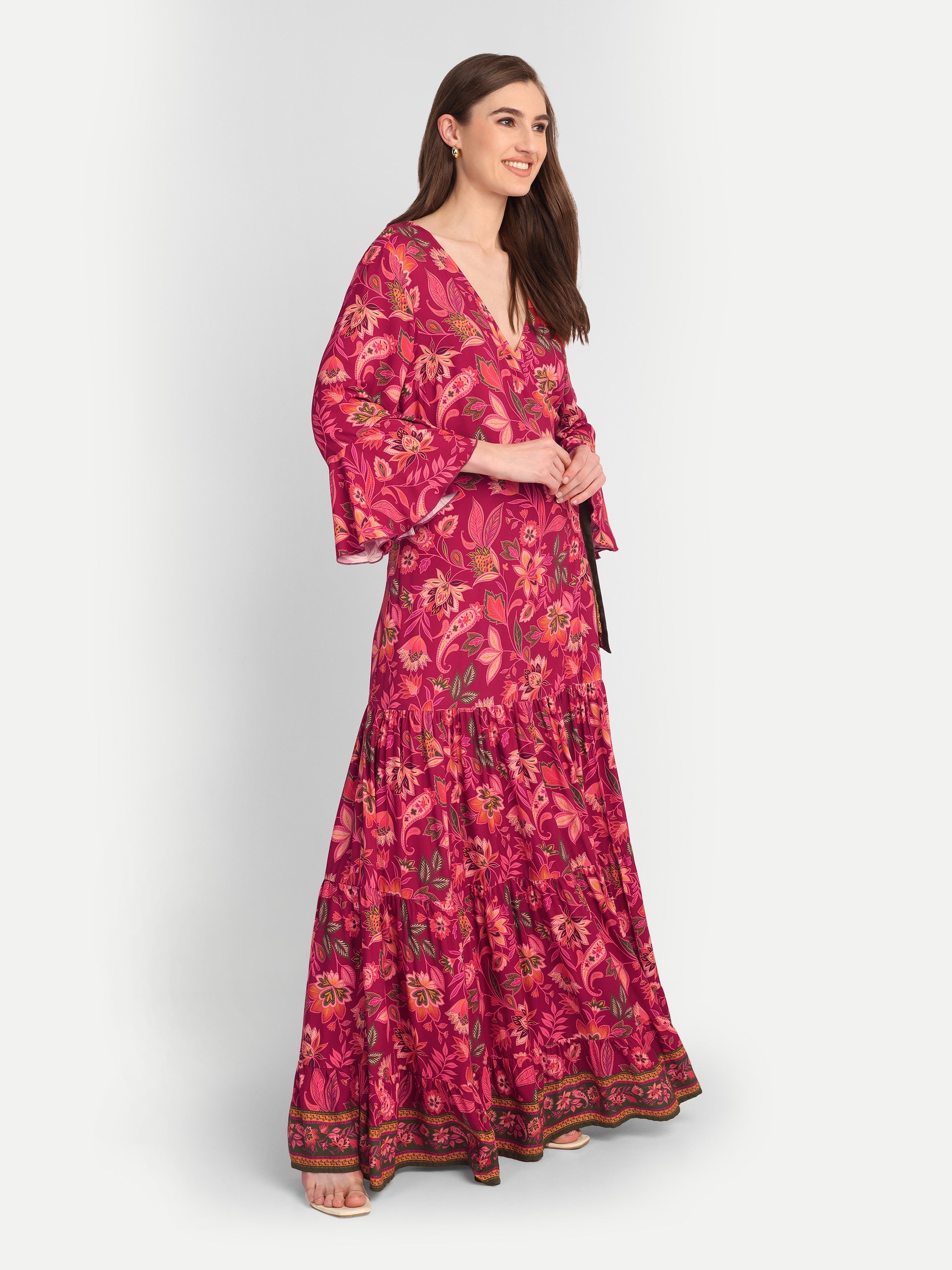 Scarlet Jardin Wrap Dress