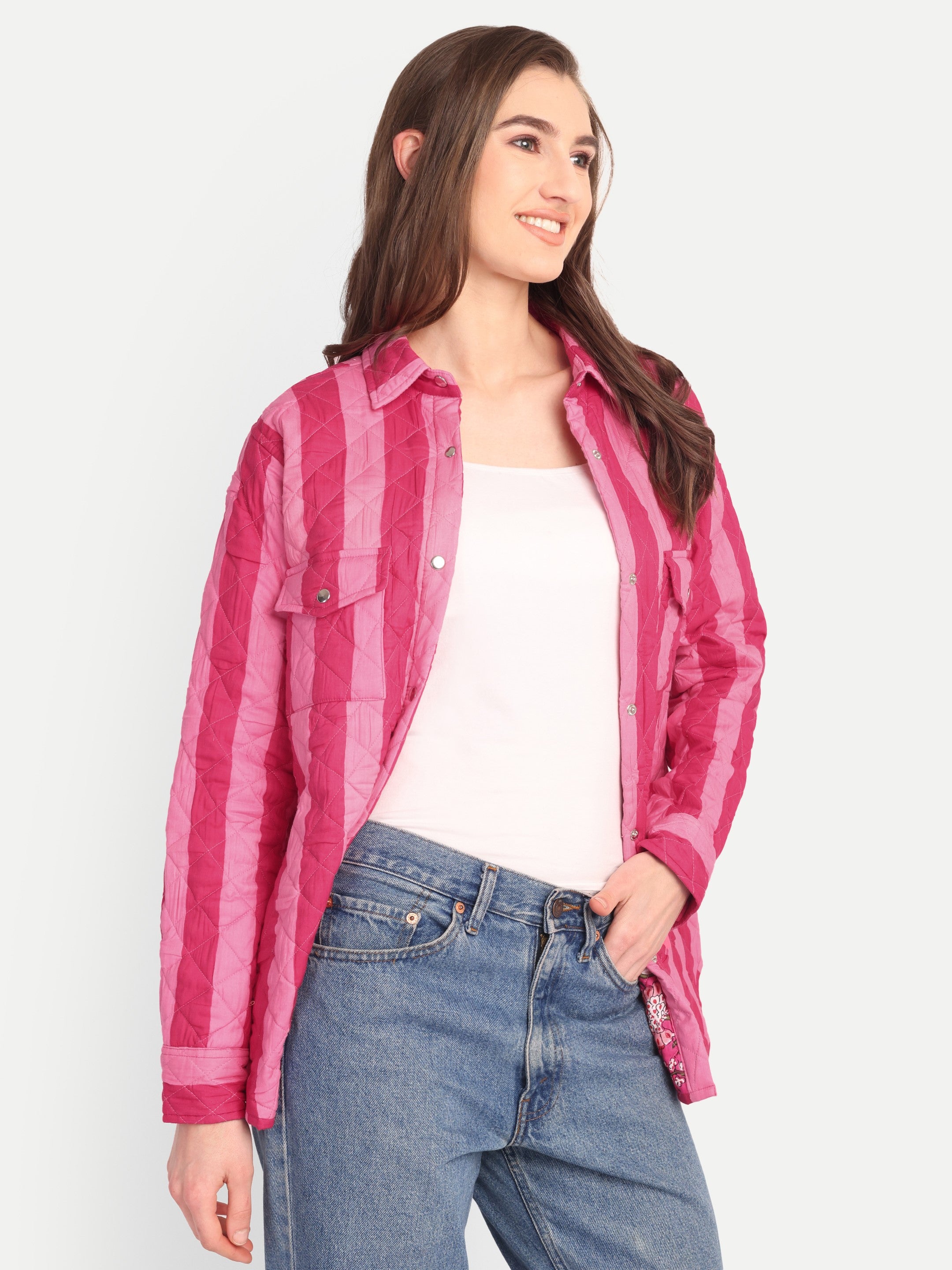 Marais Quilted Stripe Jacket